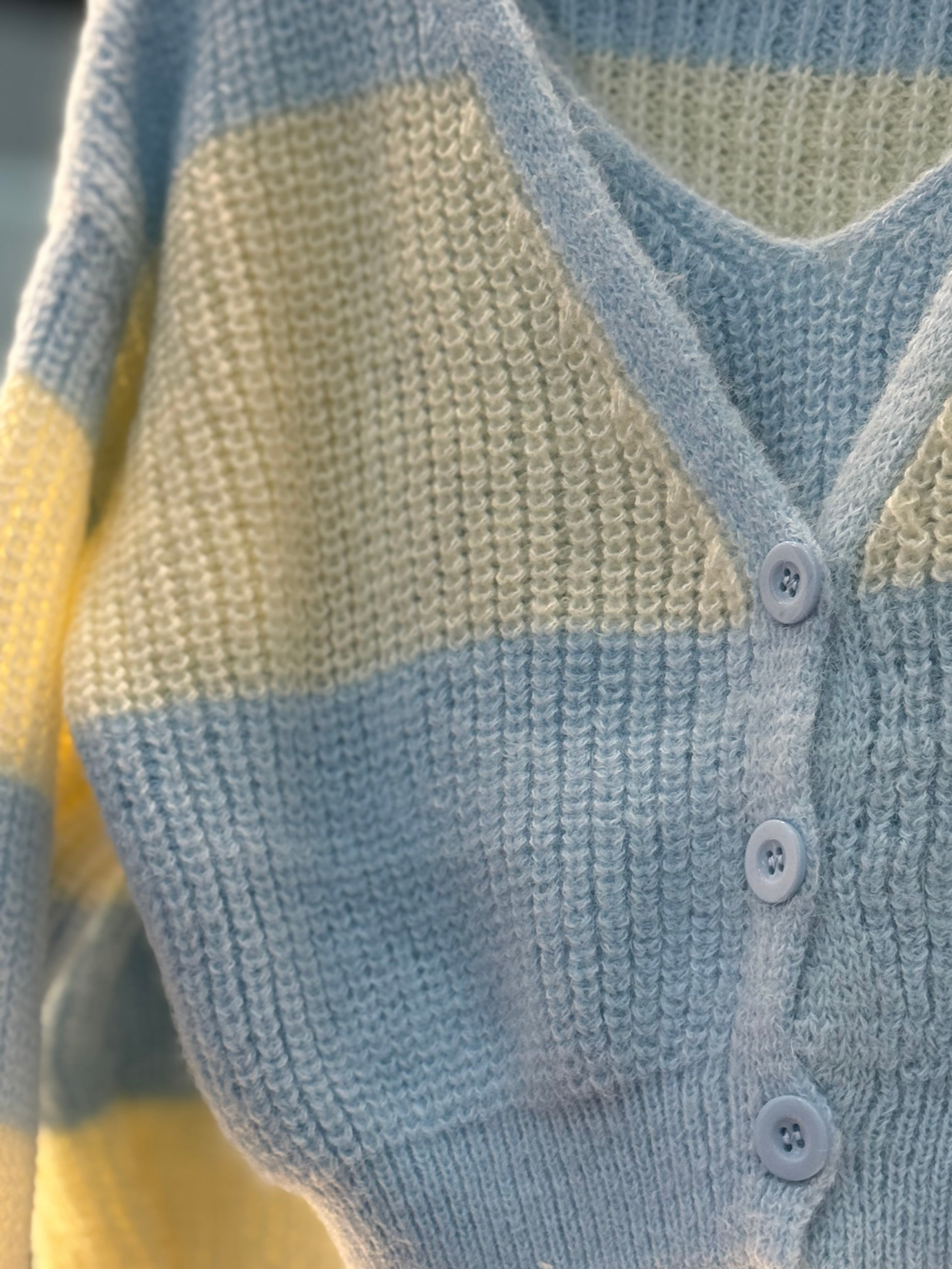 2 pieces Wool cardigan & top set