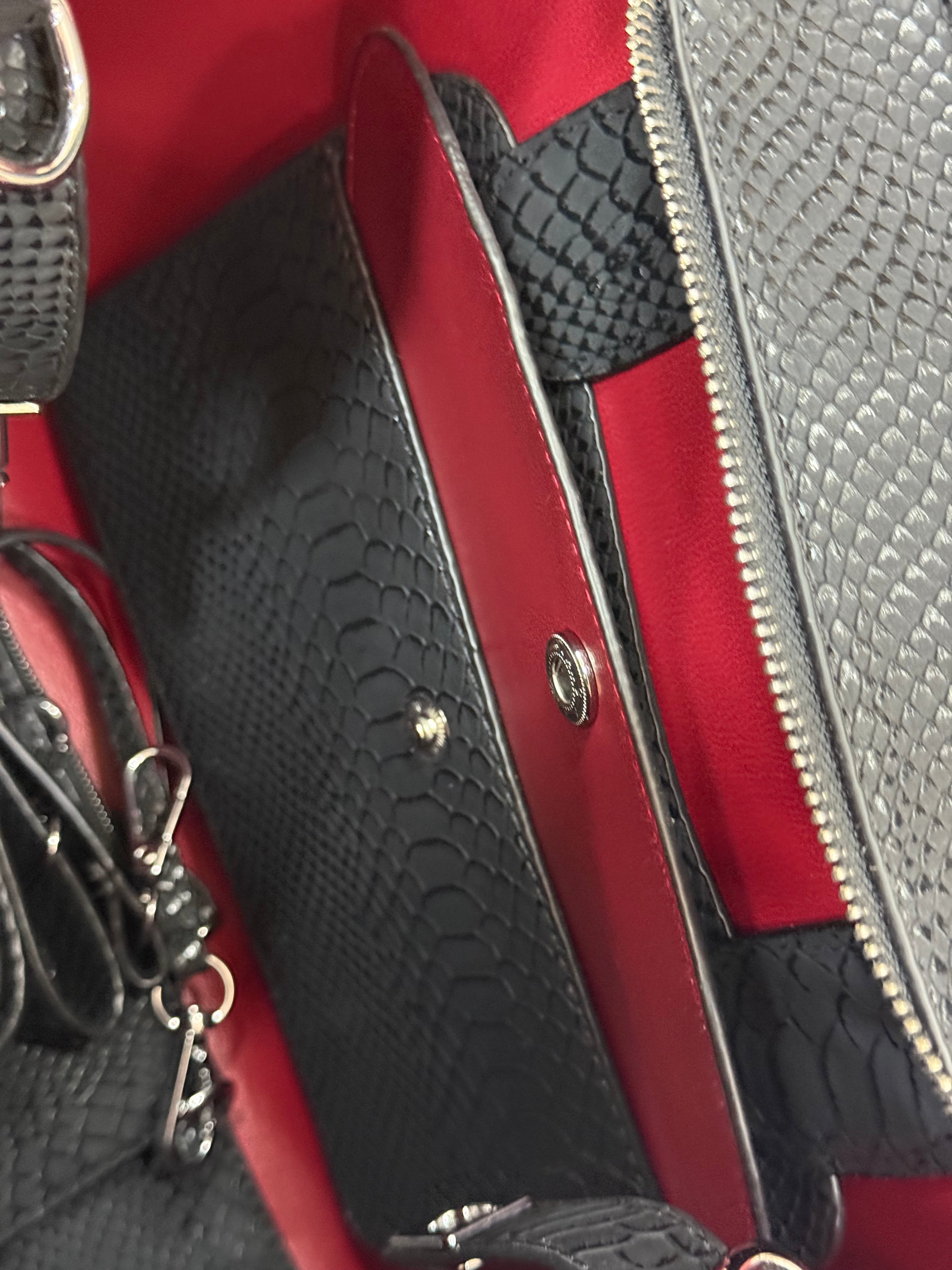 Statement Croco Leather Bag – Big, Bold, Timeless