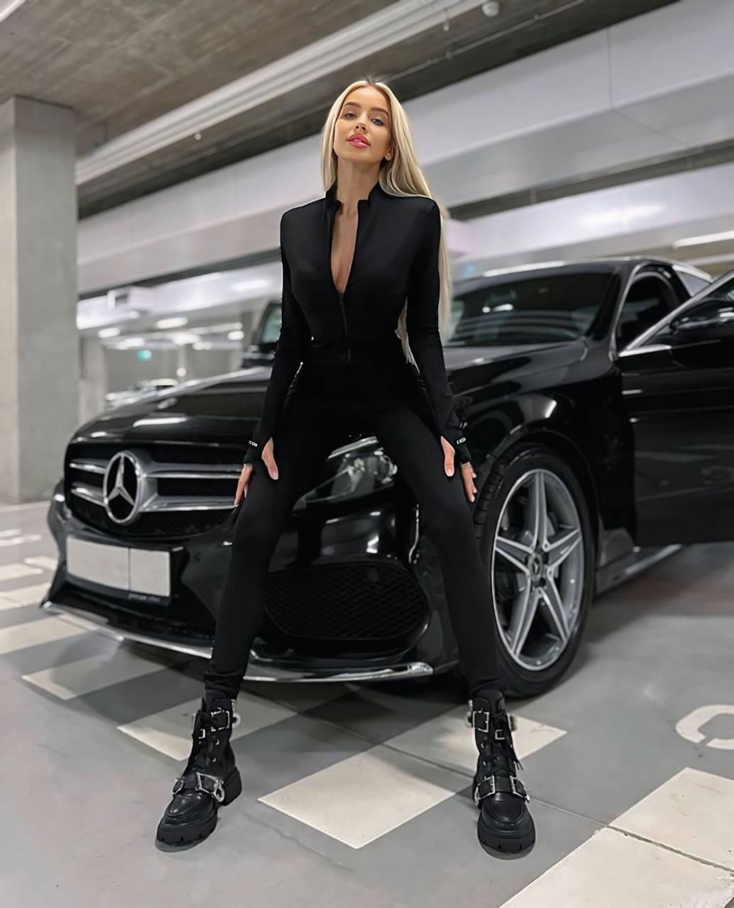 Skinny slim fit jumpsuit