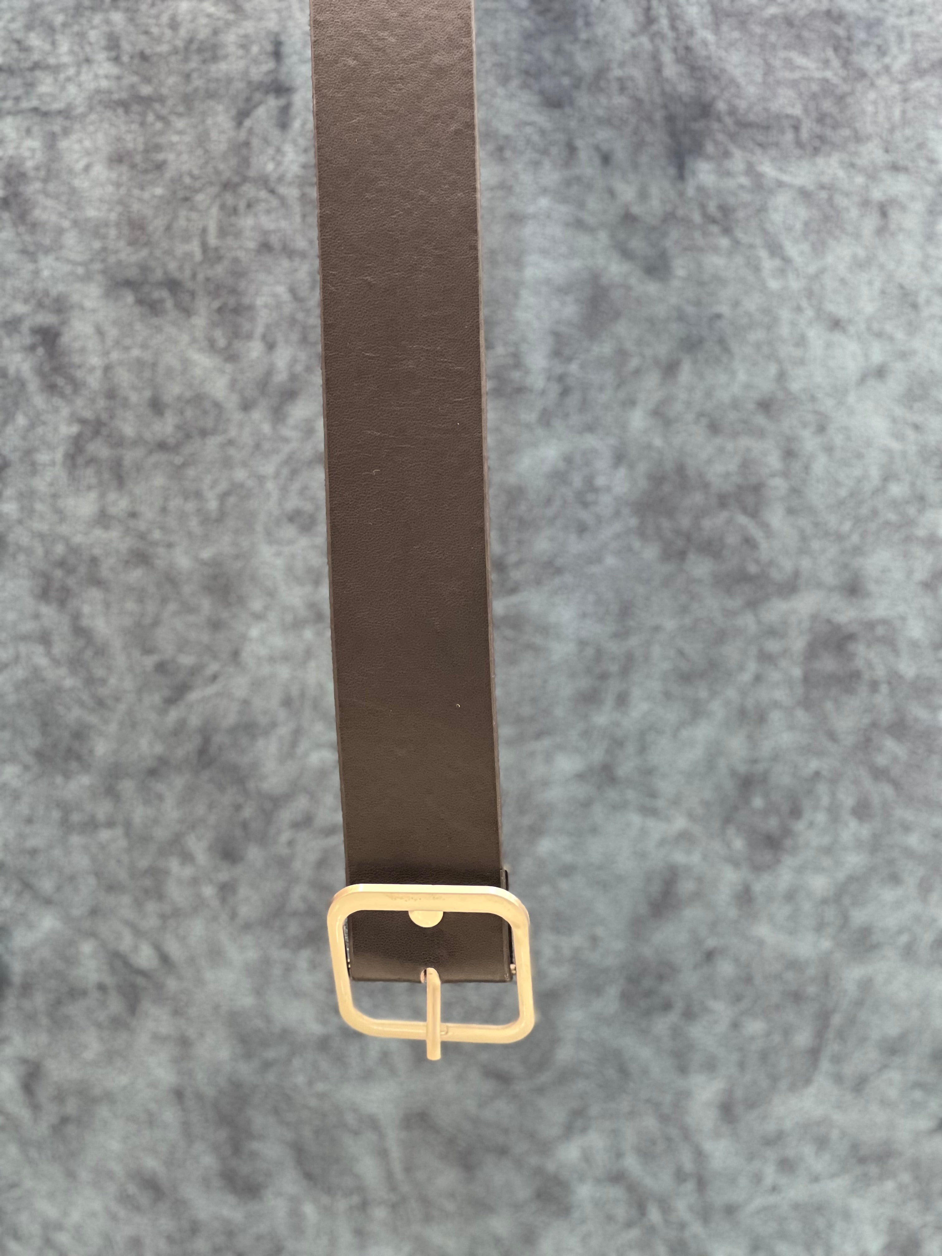 Leather Black Wide Belt