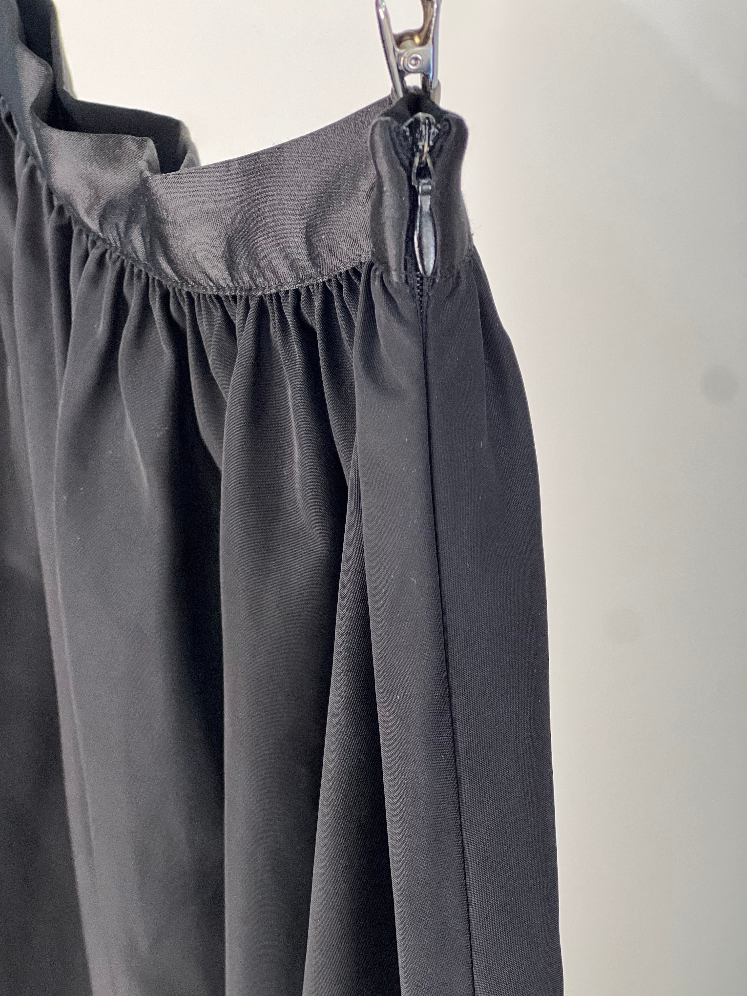 The Black Satin Midi – Classic Meets Curve
