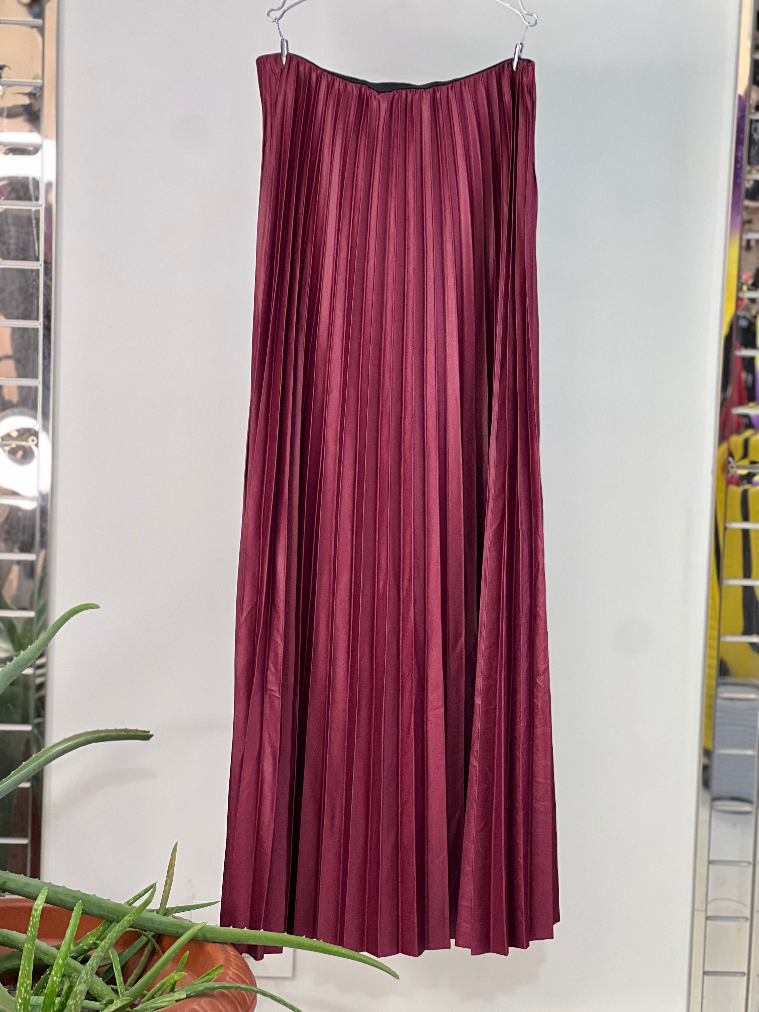 Timeless Movement: Plissé Maxi Skirt