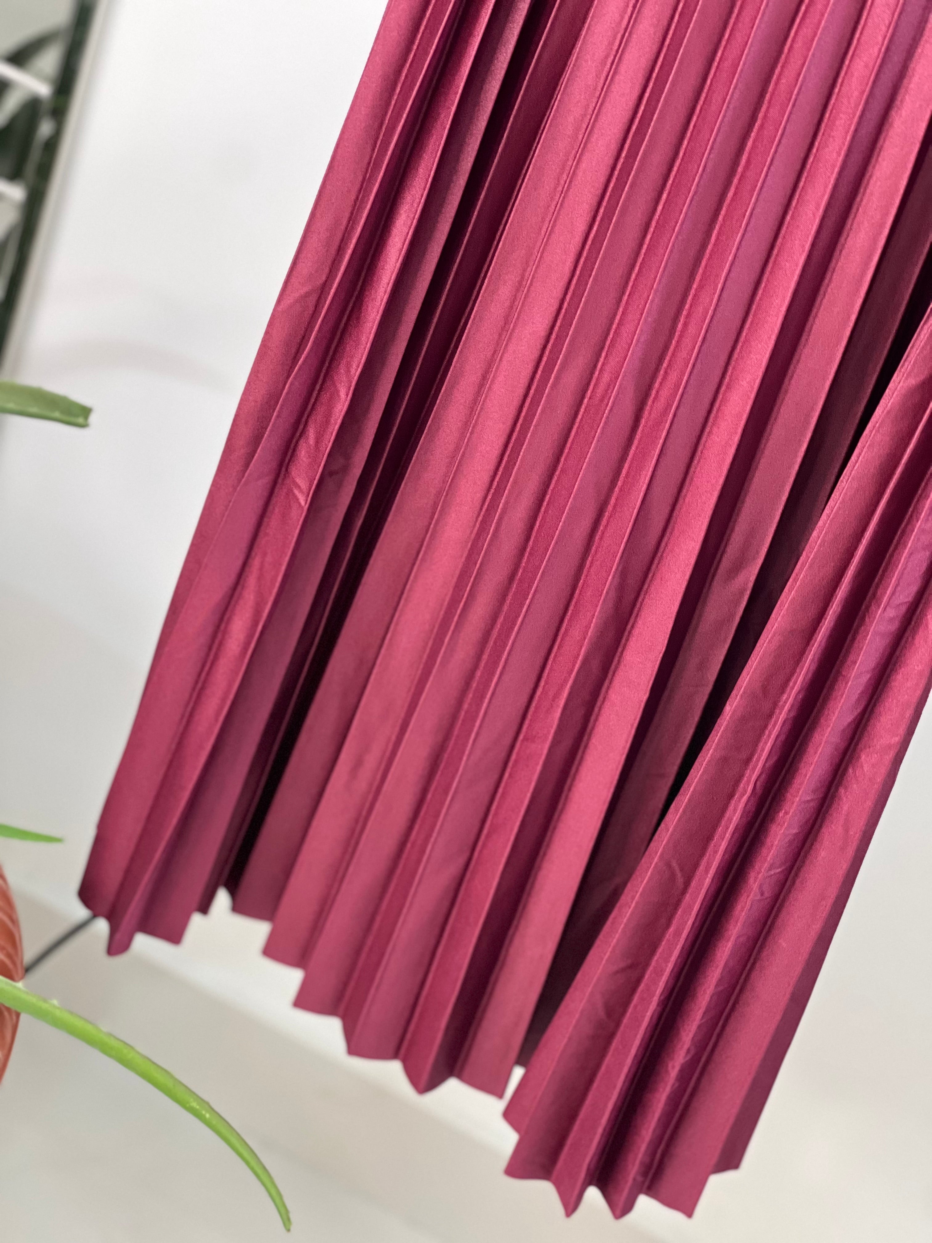 Timeless Movement: Plissé Maxi Skirt