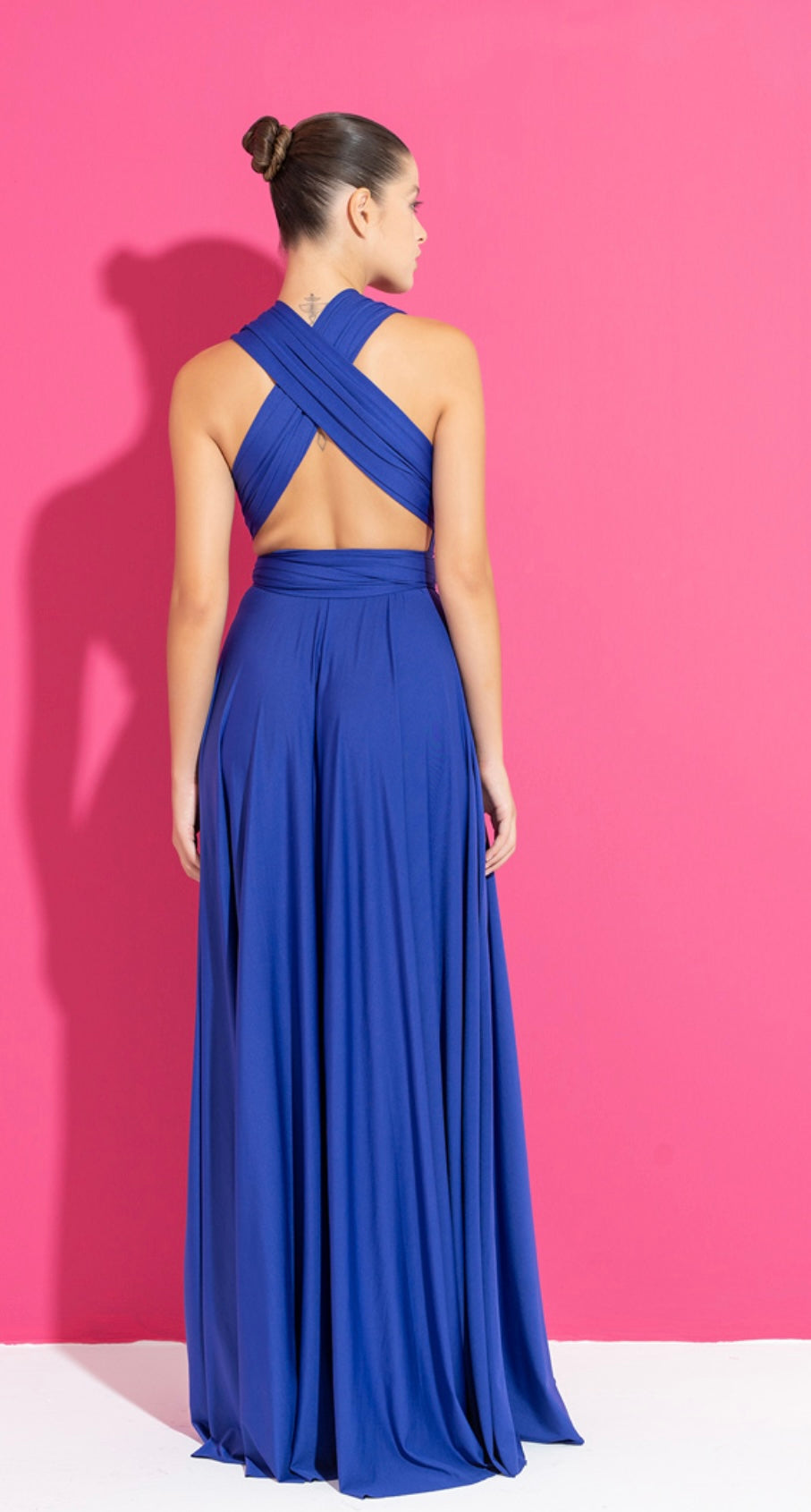 Criss-Cross Back Maxi Dress