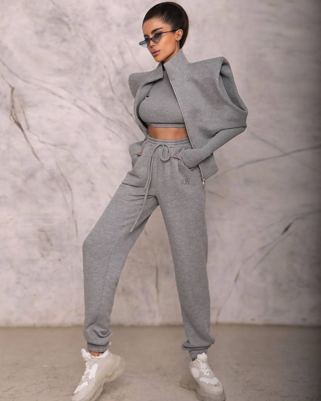3 pieces grey set