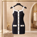 Midnight Elegance Bandage Dress