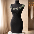 Emerald Noir Elegance Dress