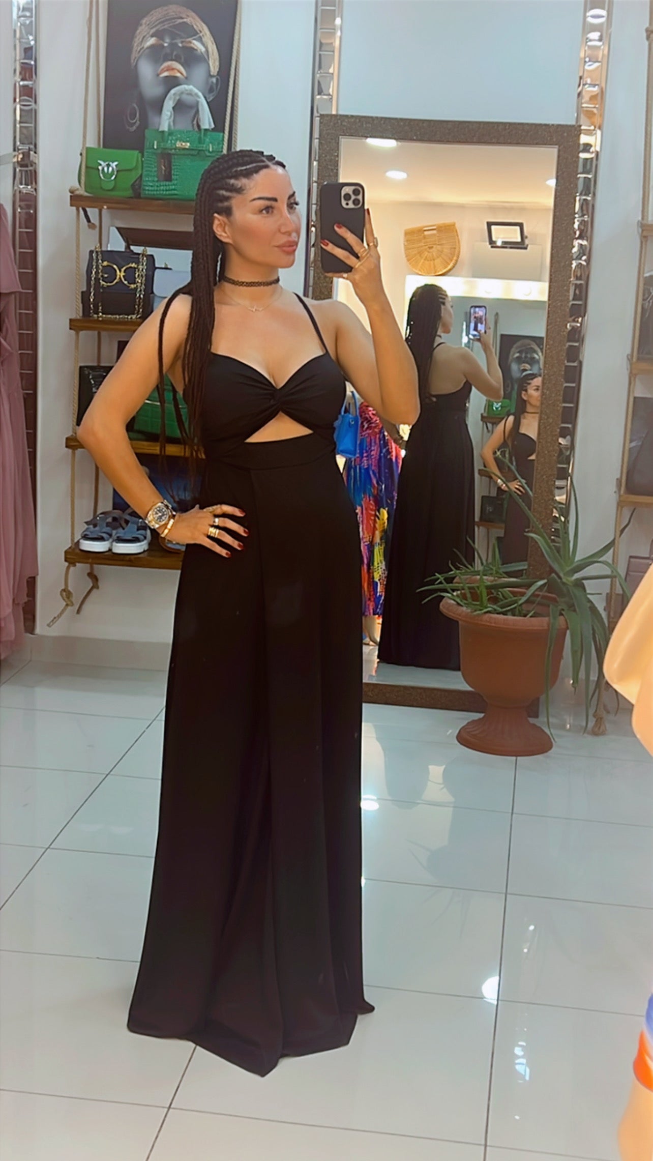 Black Elegance Maxi Dress – Timeless Flow with Modern Grace