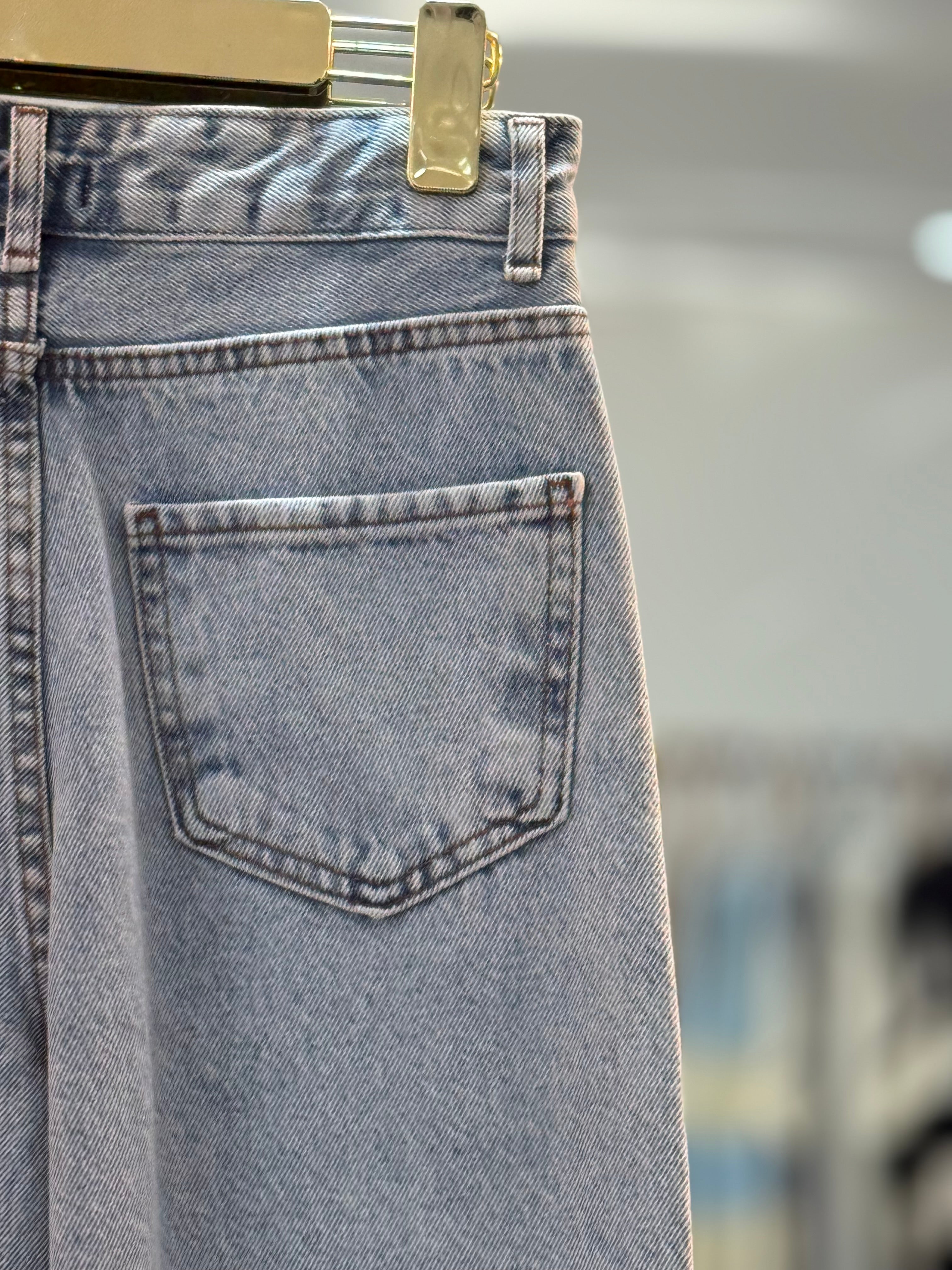 Rhinestones denim jeans