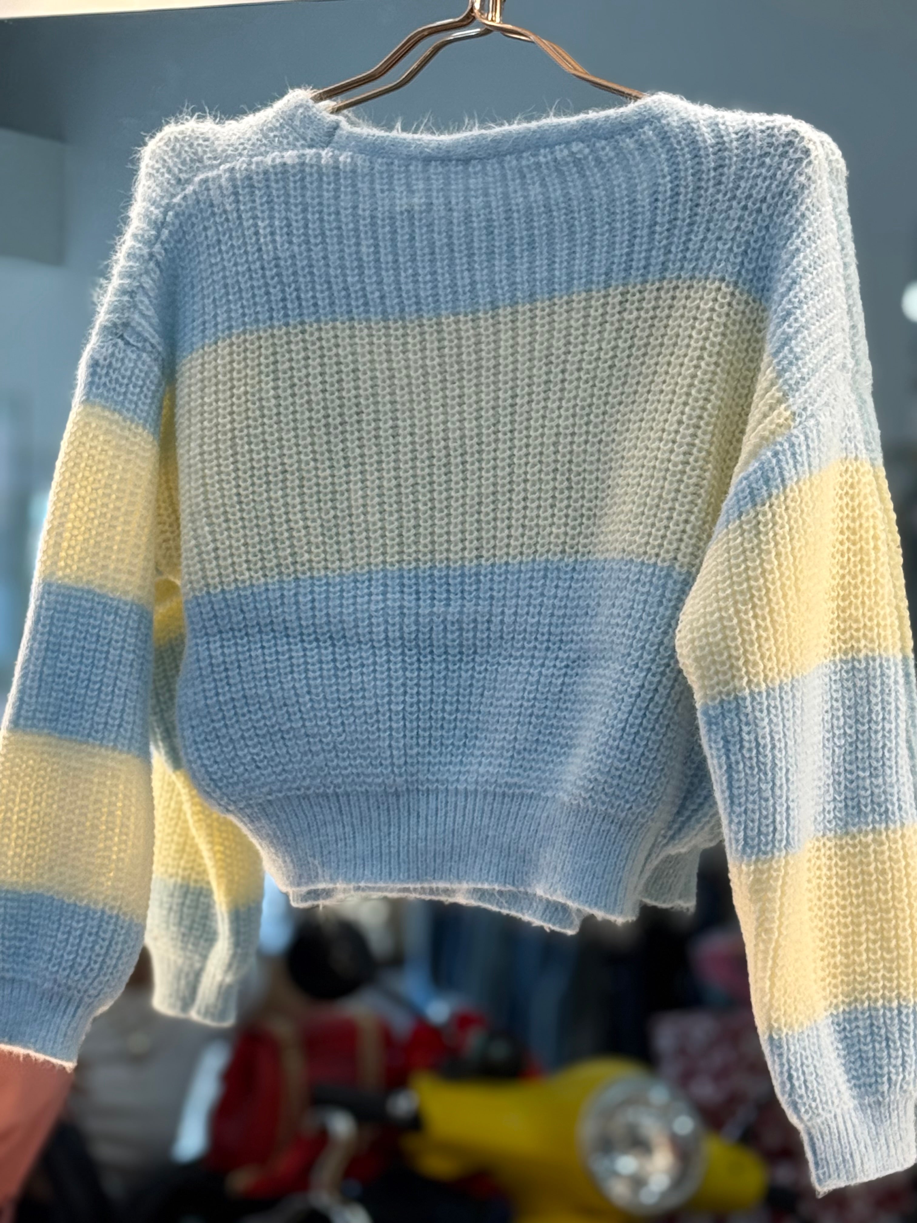 2 pieces Wool cardigan & top set