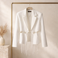 White Elegance Blazer 🤍