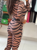 Bold print jumpsuit