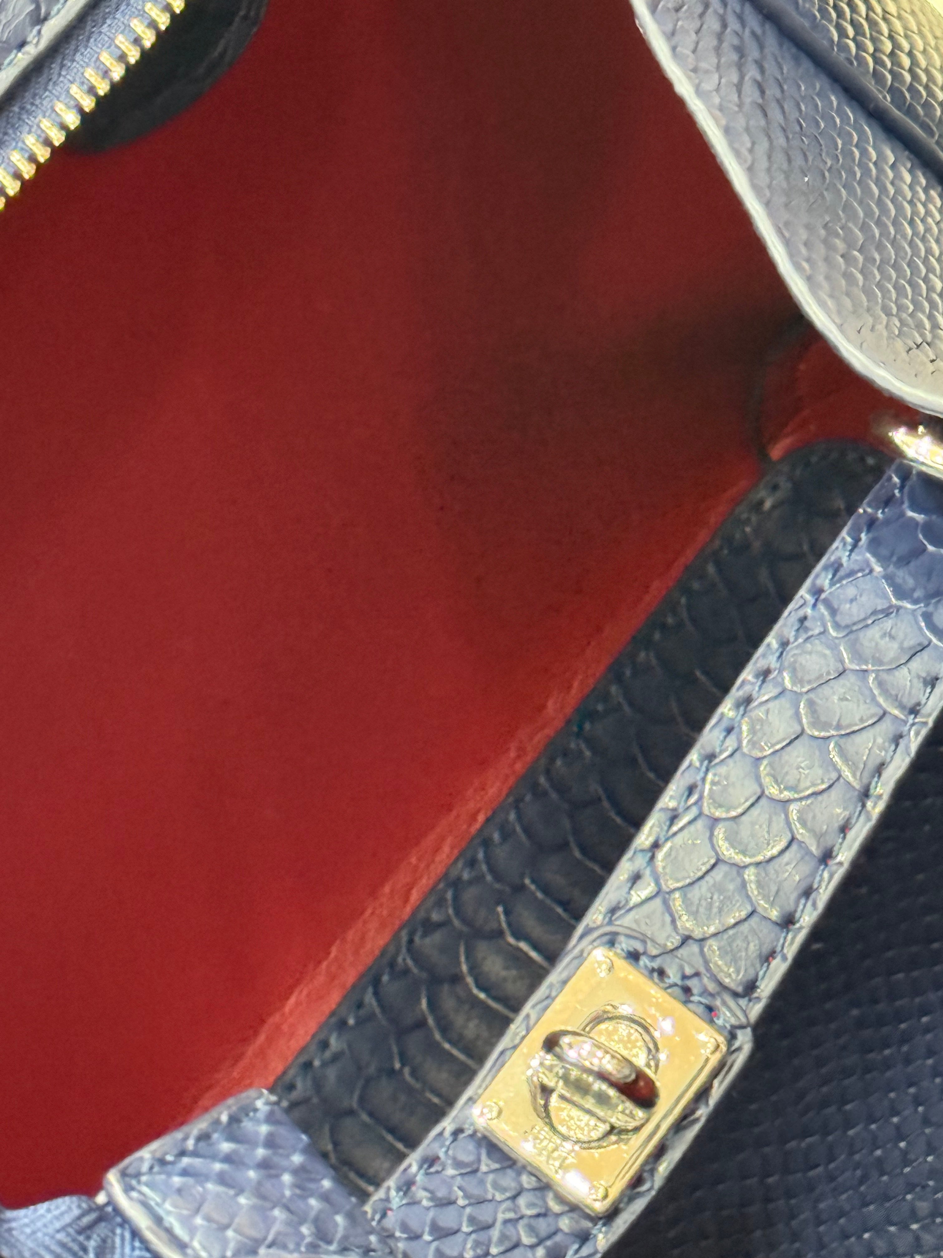 Big leather luxury bag