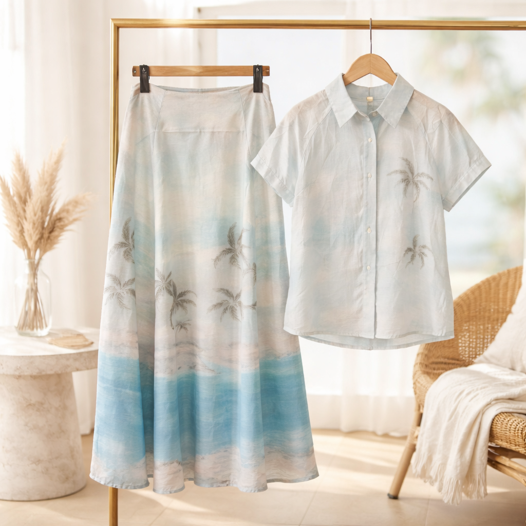 Coastal Breeze Linen Set