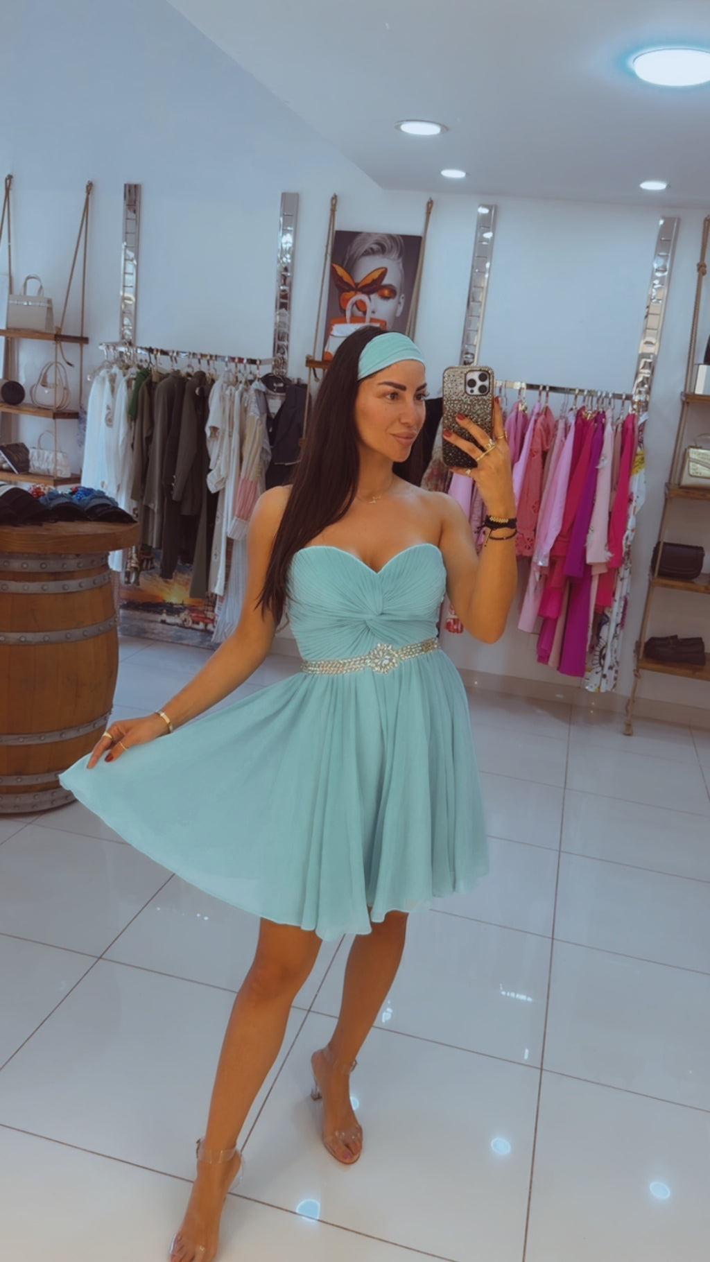 Chiffon Mini Dress
