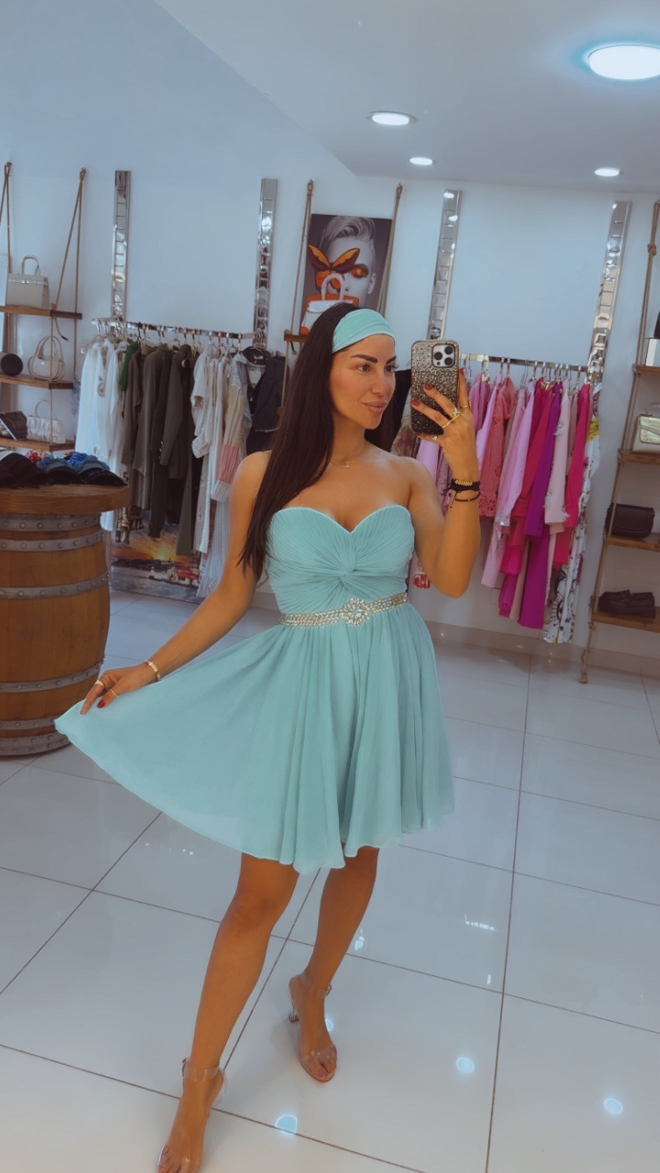 Chiffon Mini Dress