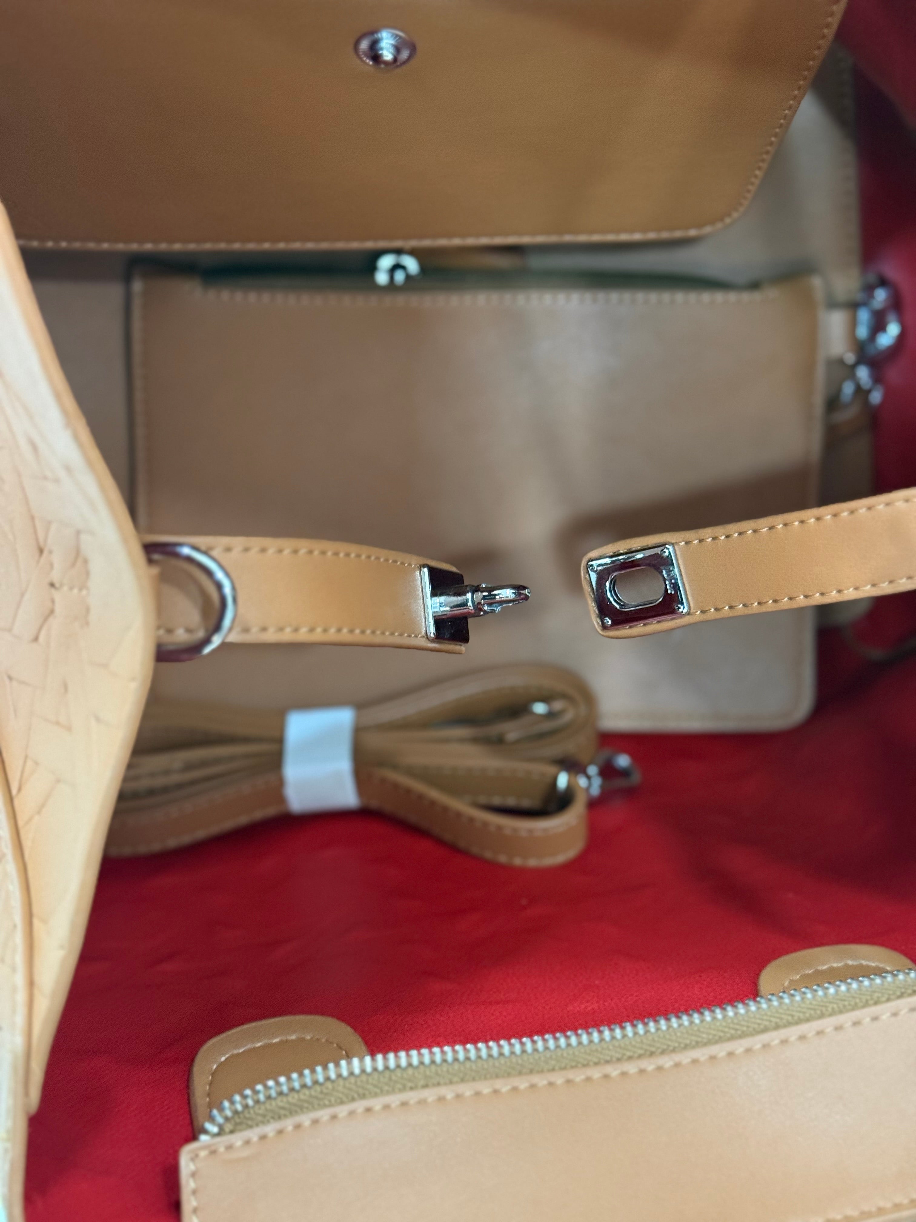 Big leather luxury bag