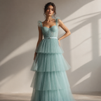 Mint Dream Tulle Gown