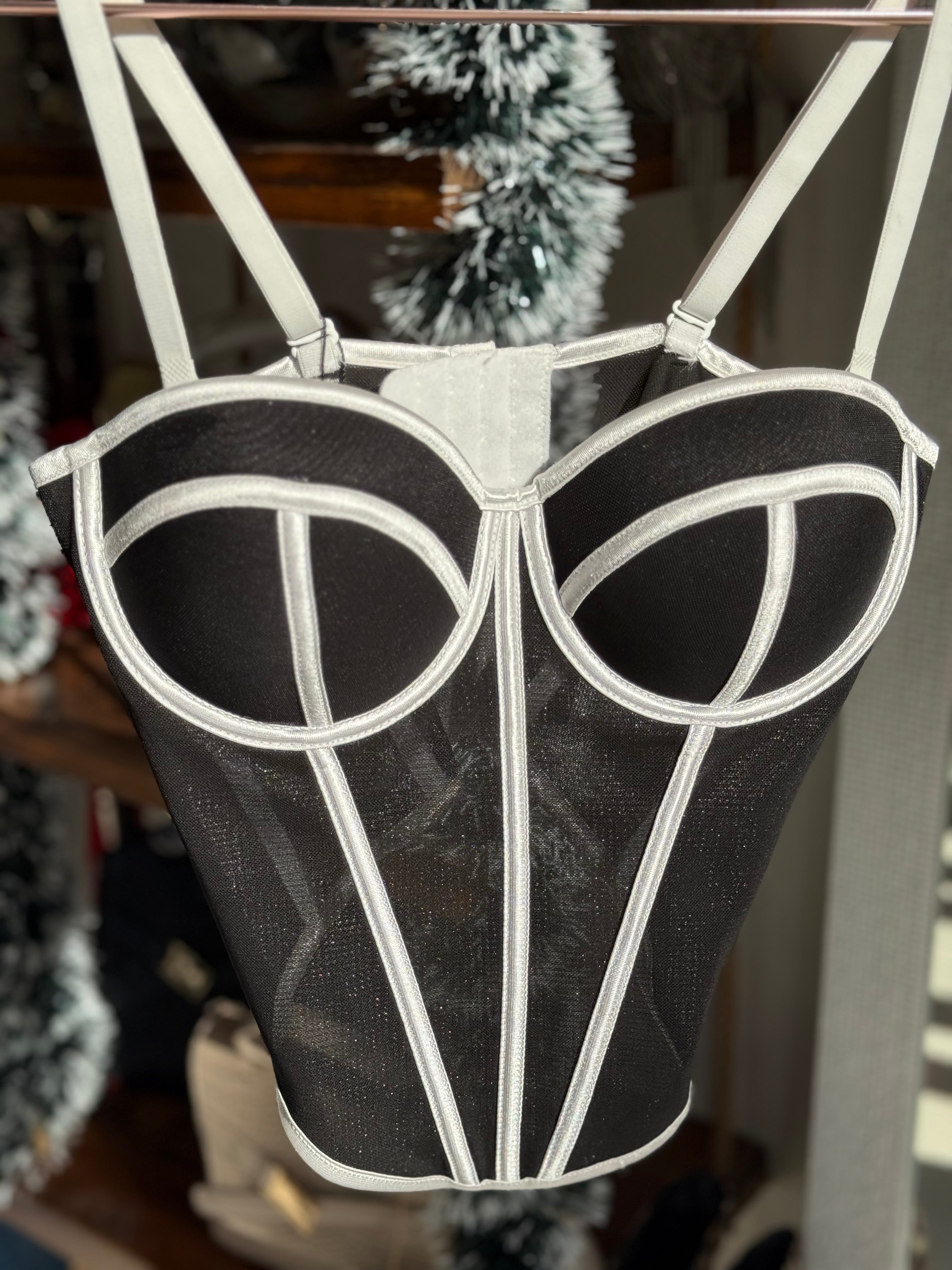 Sheer Contour Mesh Corset – Available in Multiple Colors