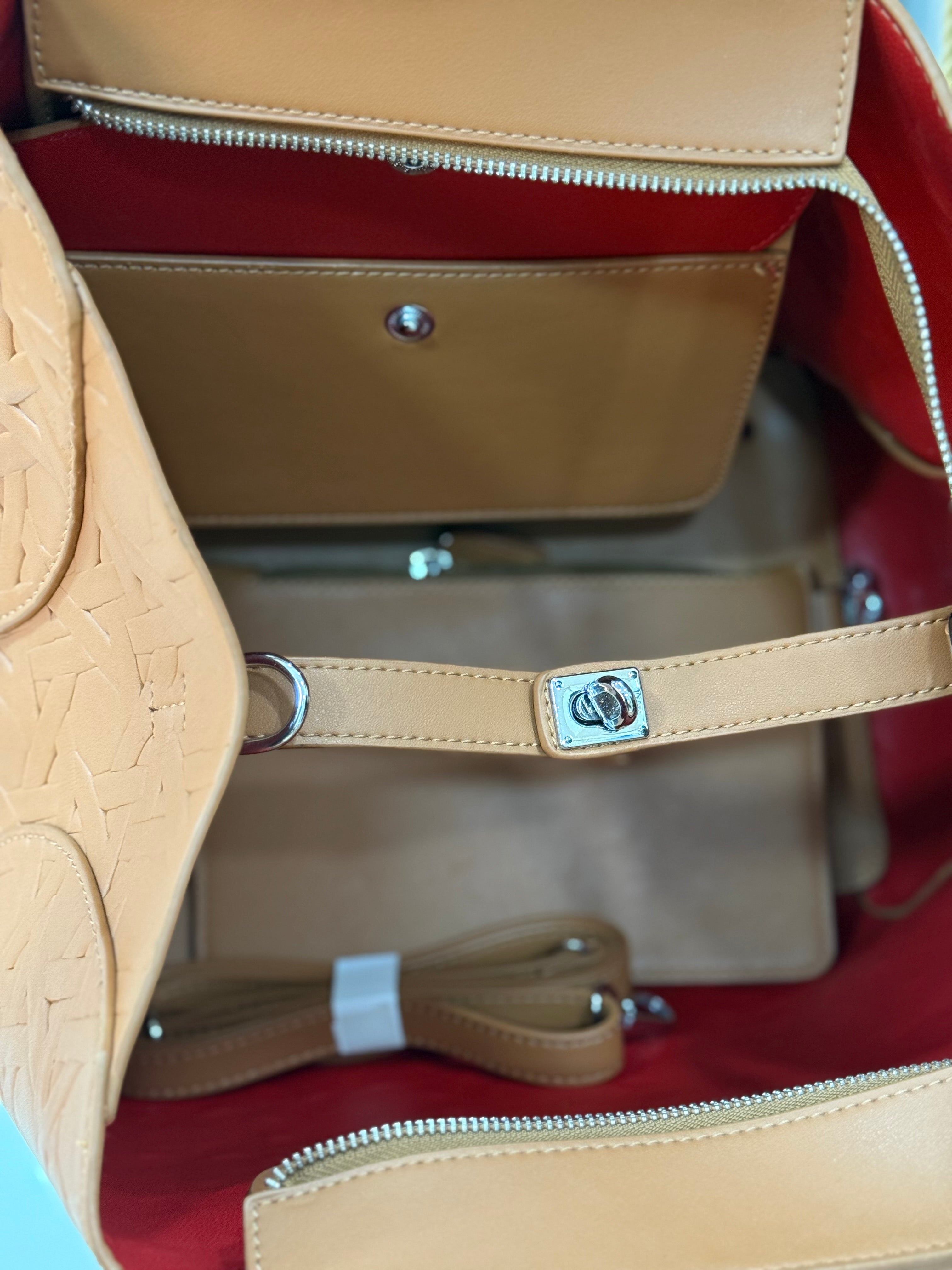 Big leather luxury bag