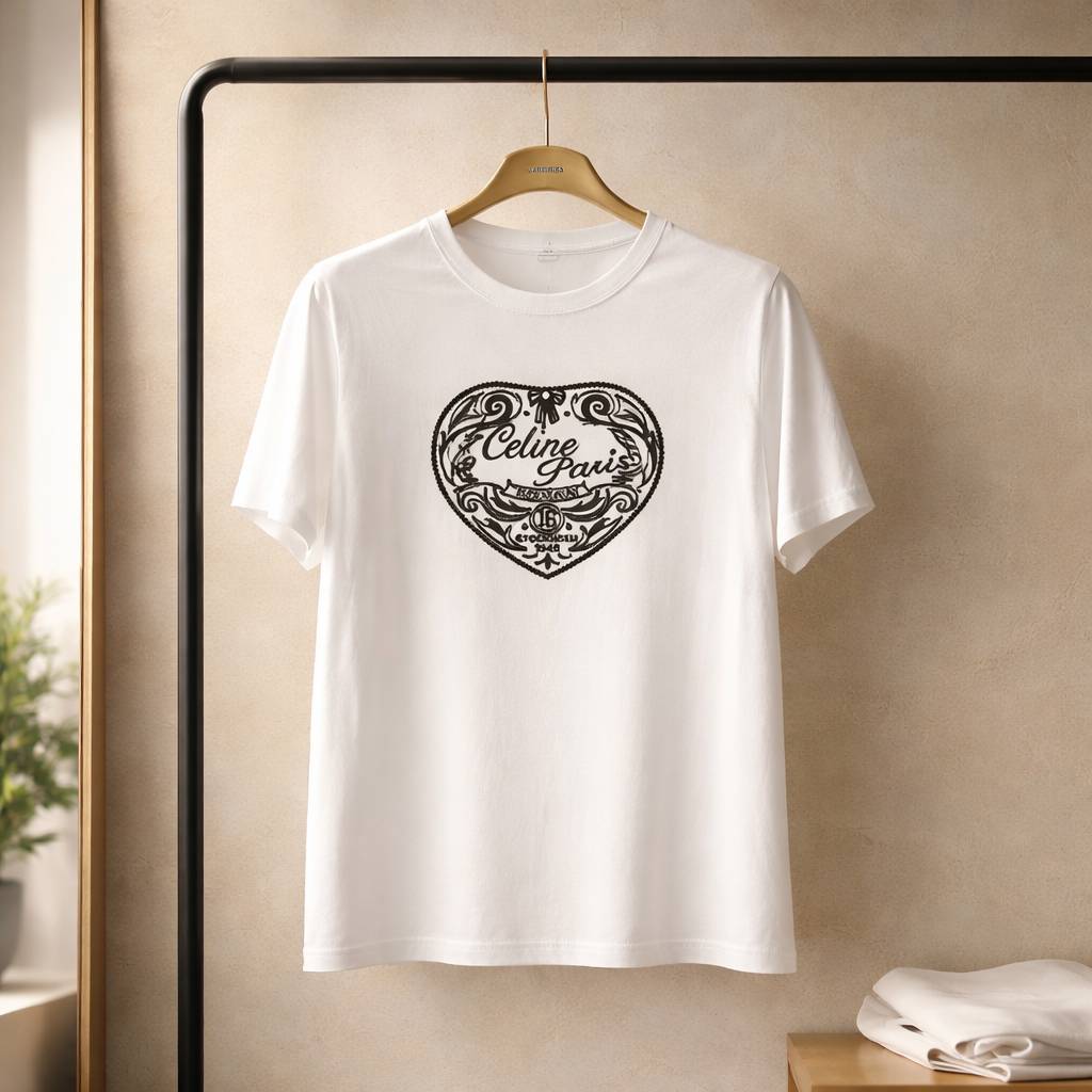 Paris Heart Graphic Tee