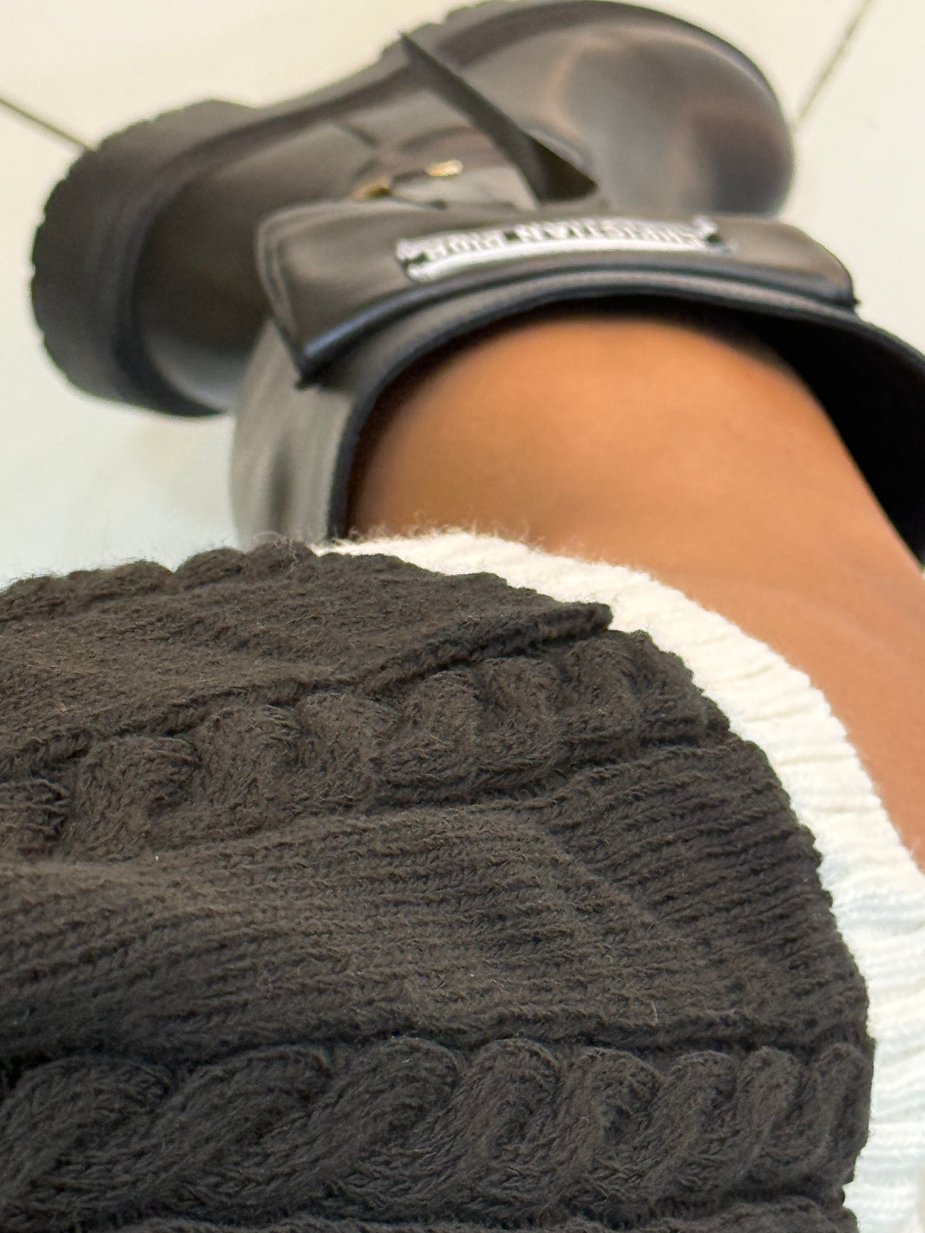 Wool Sweater & Skirt Knit Set