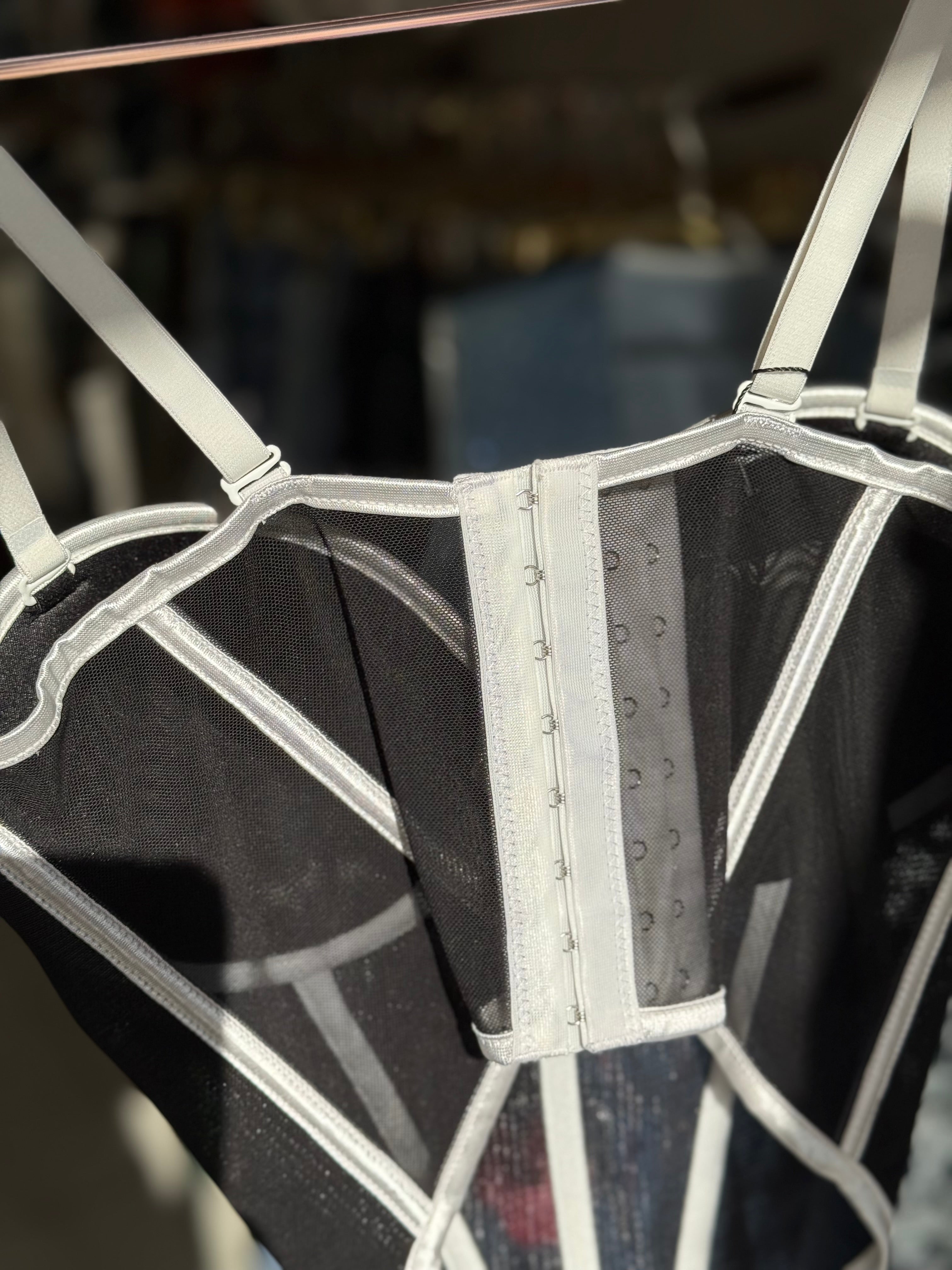 Sheer Contour Mesh Corset – Available in Multiple Colors