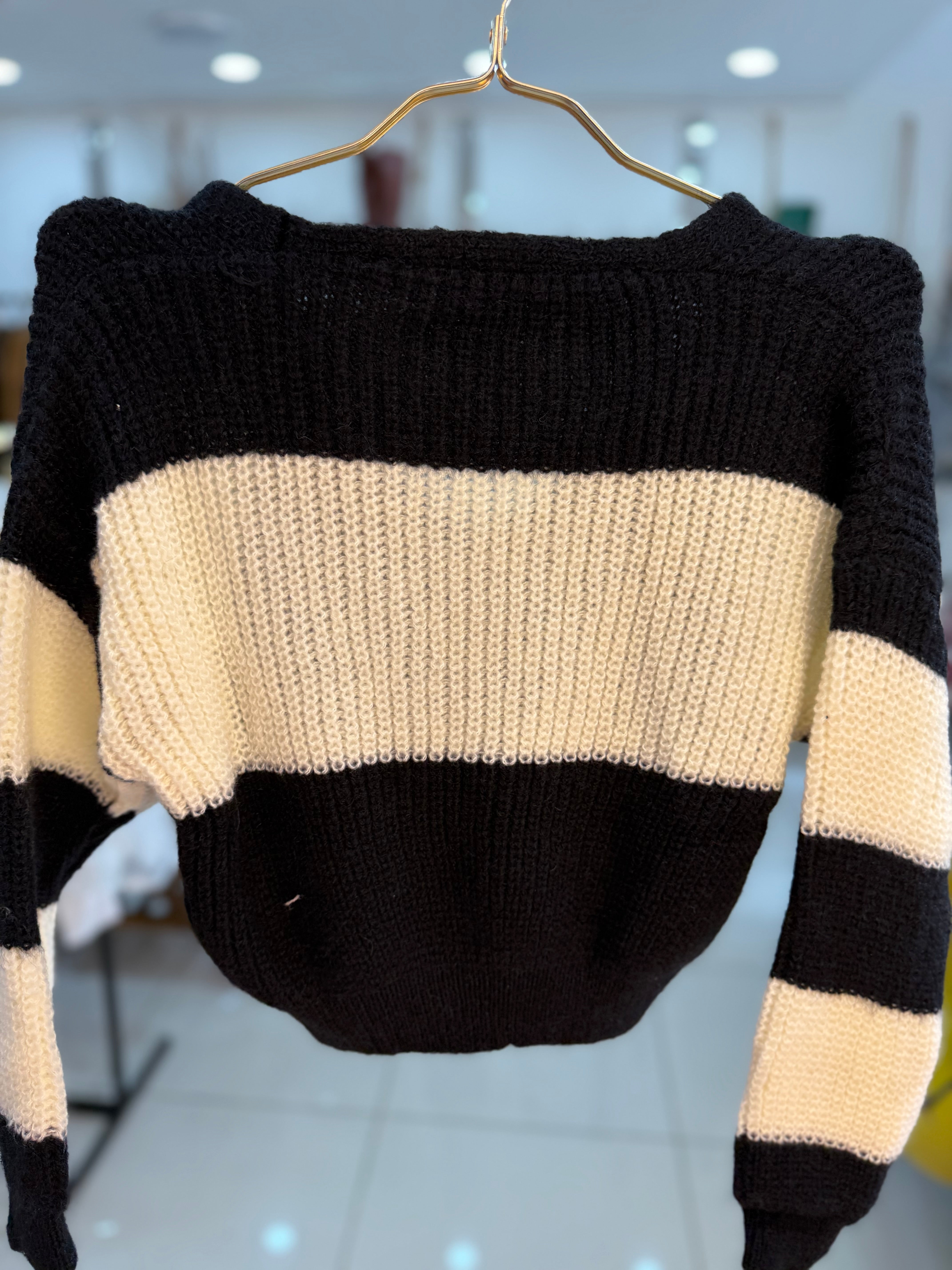 2 pieces Wool cardigan & top set