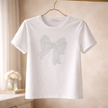 Crystal Bow Tee