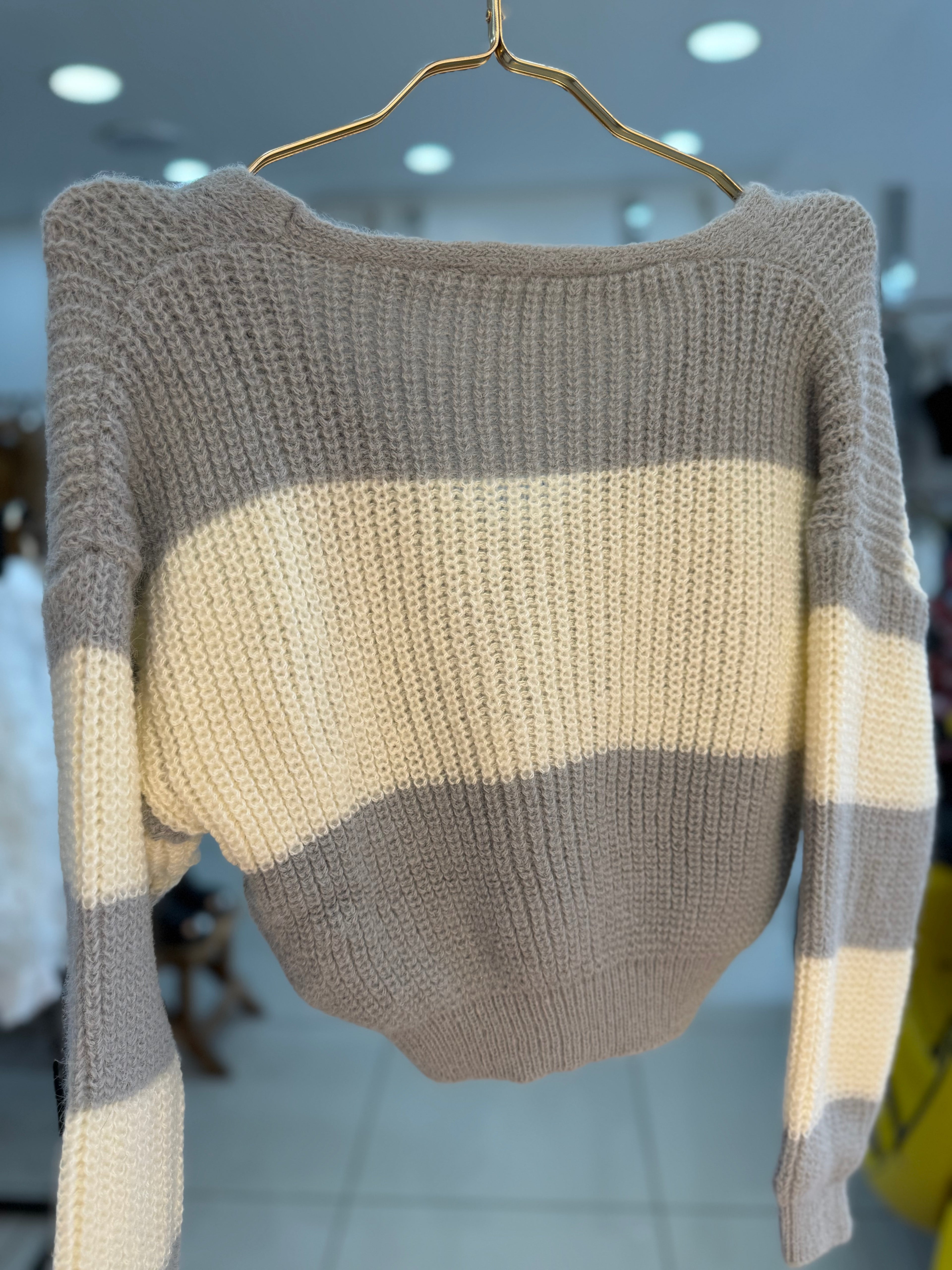 2 pieces Wool cardigan & top set