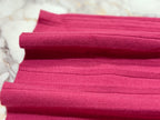 Wool pleated skirt with belt