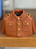 Mini brown leather bag