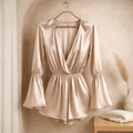 Butterfly Satin Dress