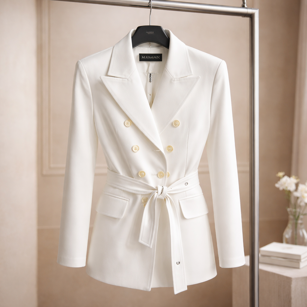 Elegant Belted Blazer