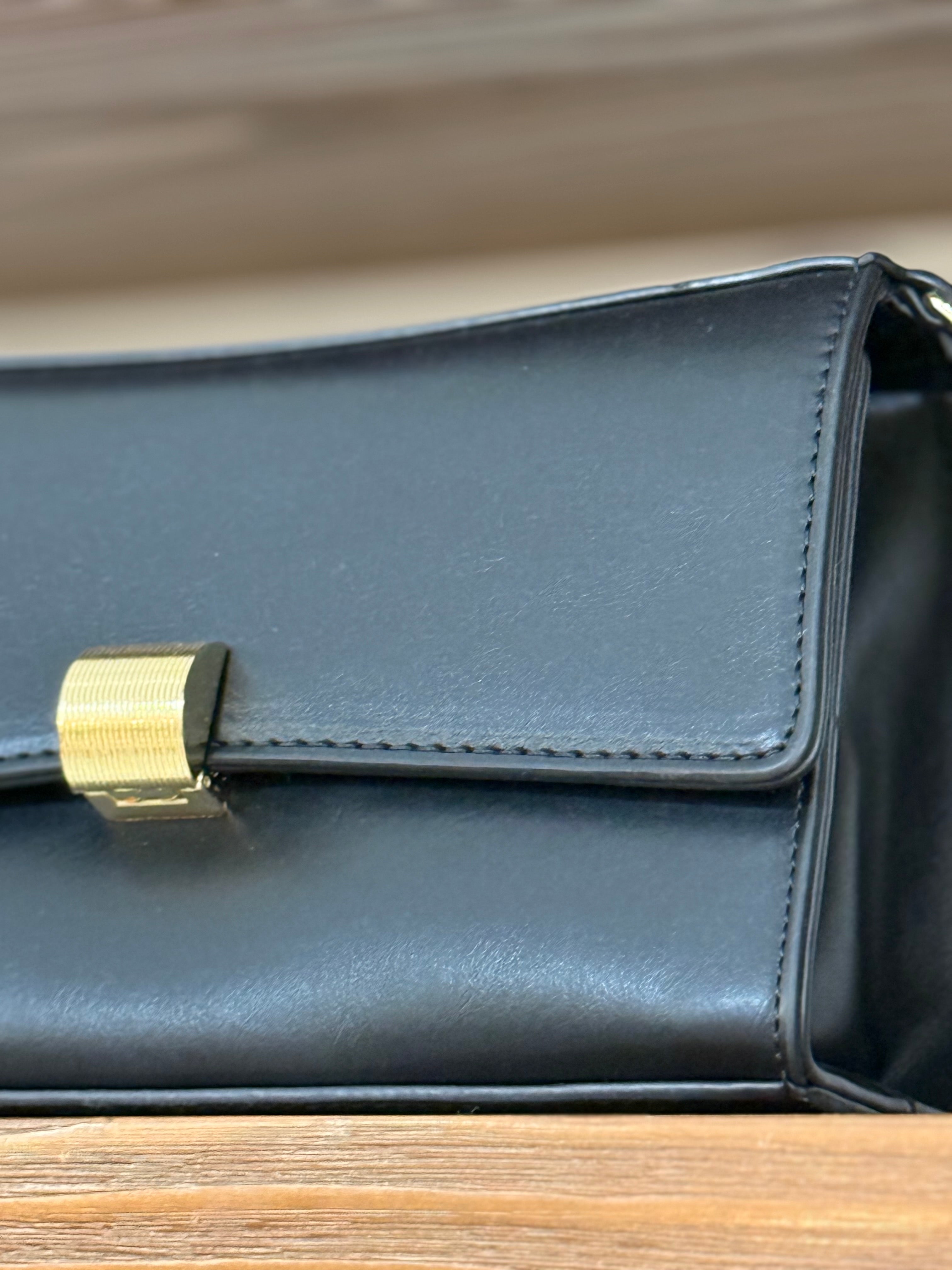 Classic Leather Black Bag