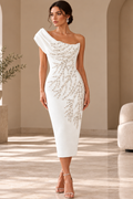 Crystal Embellished Bandage Dress