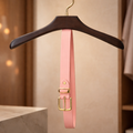 Leather Pink Belt