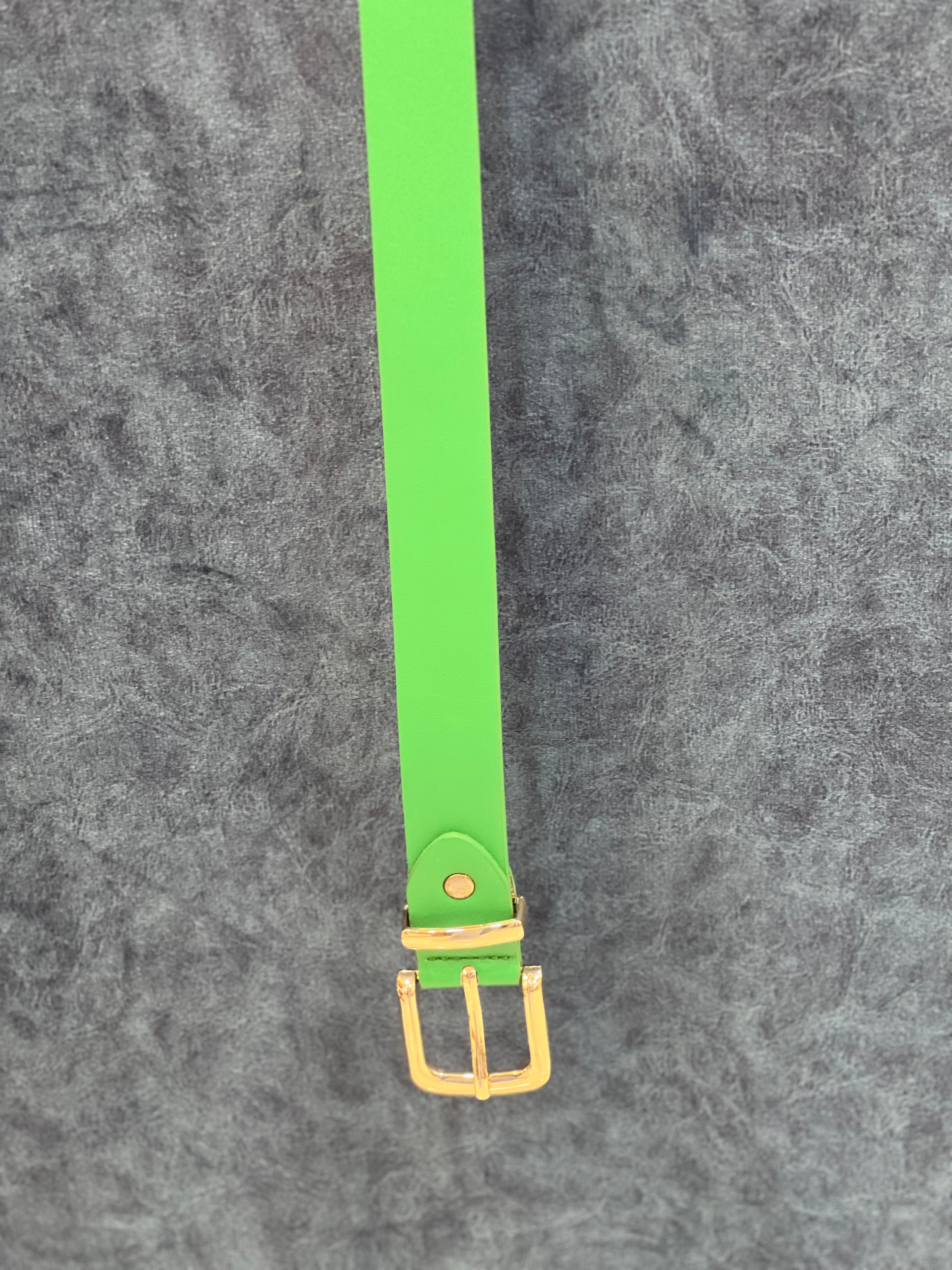 Leather Light Green Belt