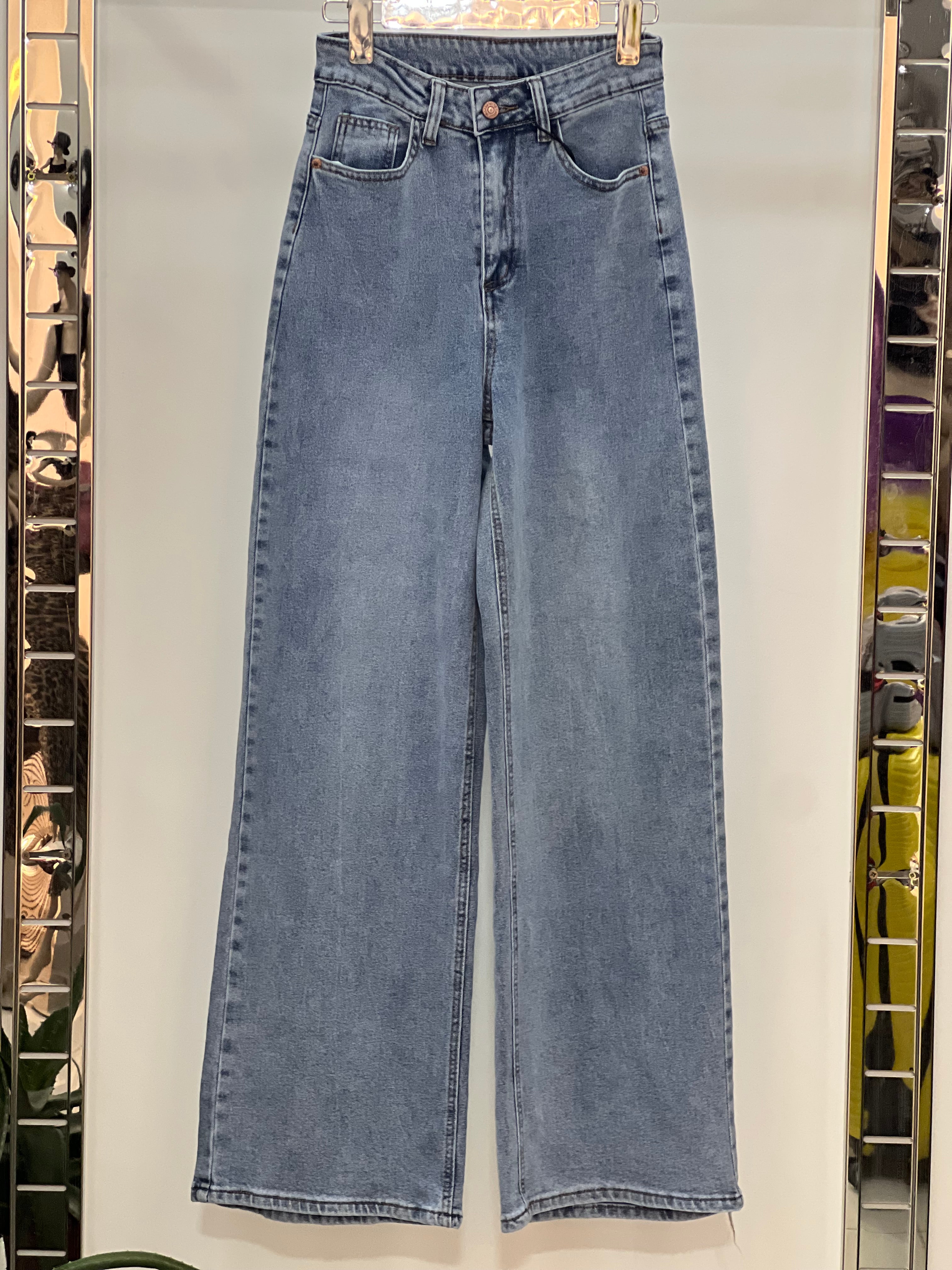 Wide Straight Leg Jeans