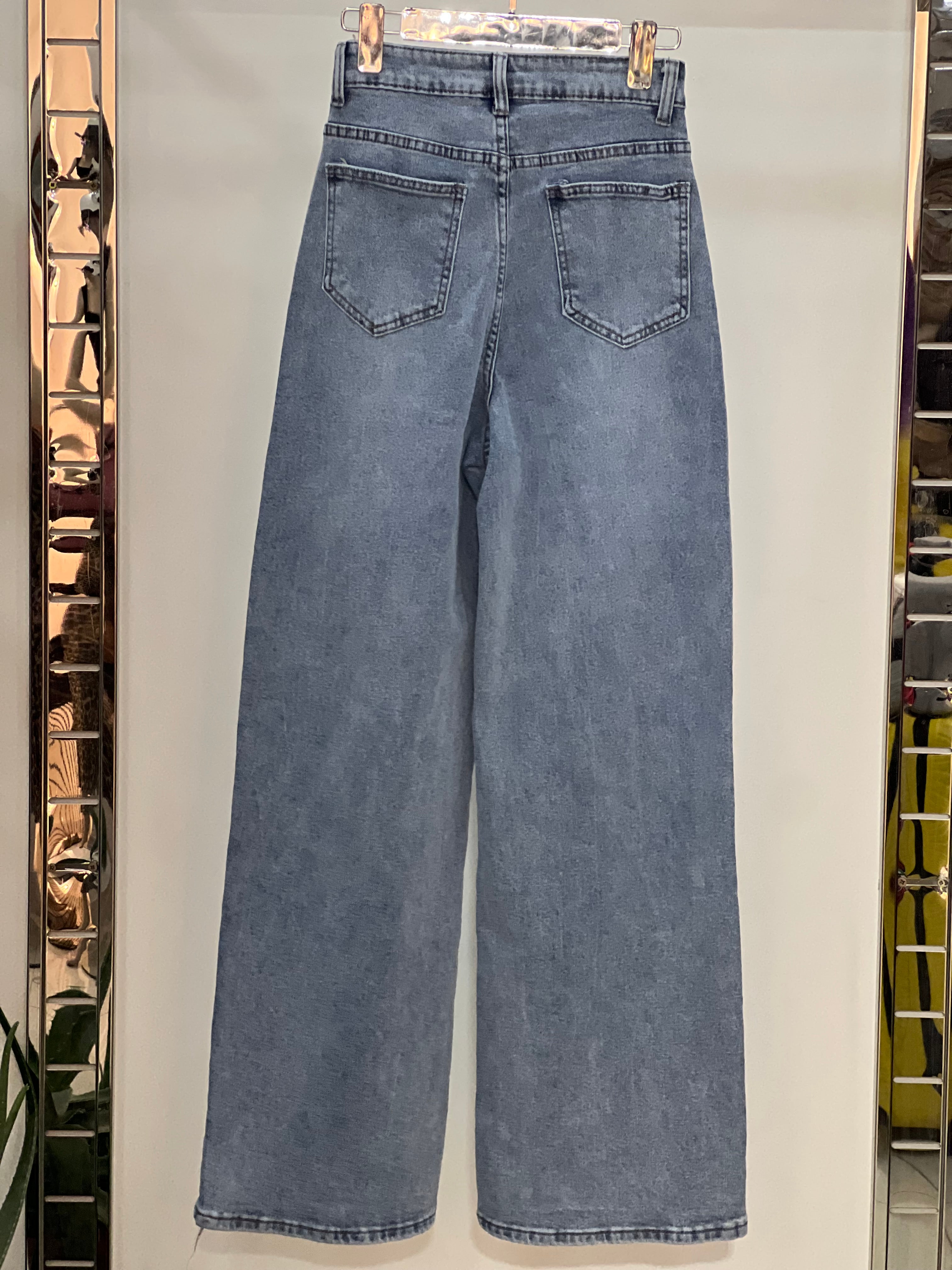 Wide Straight Leg Jeans