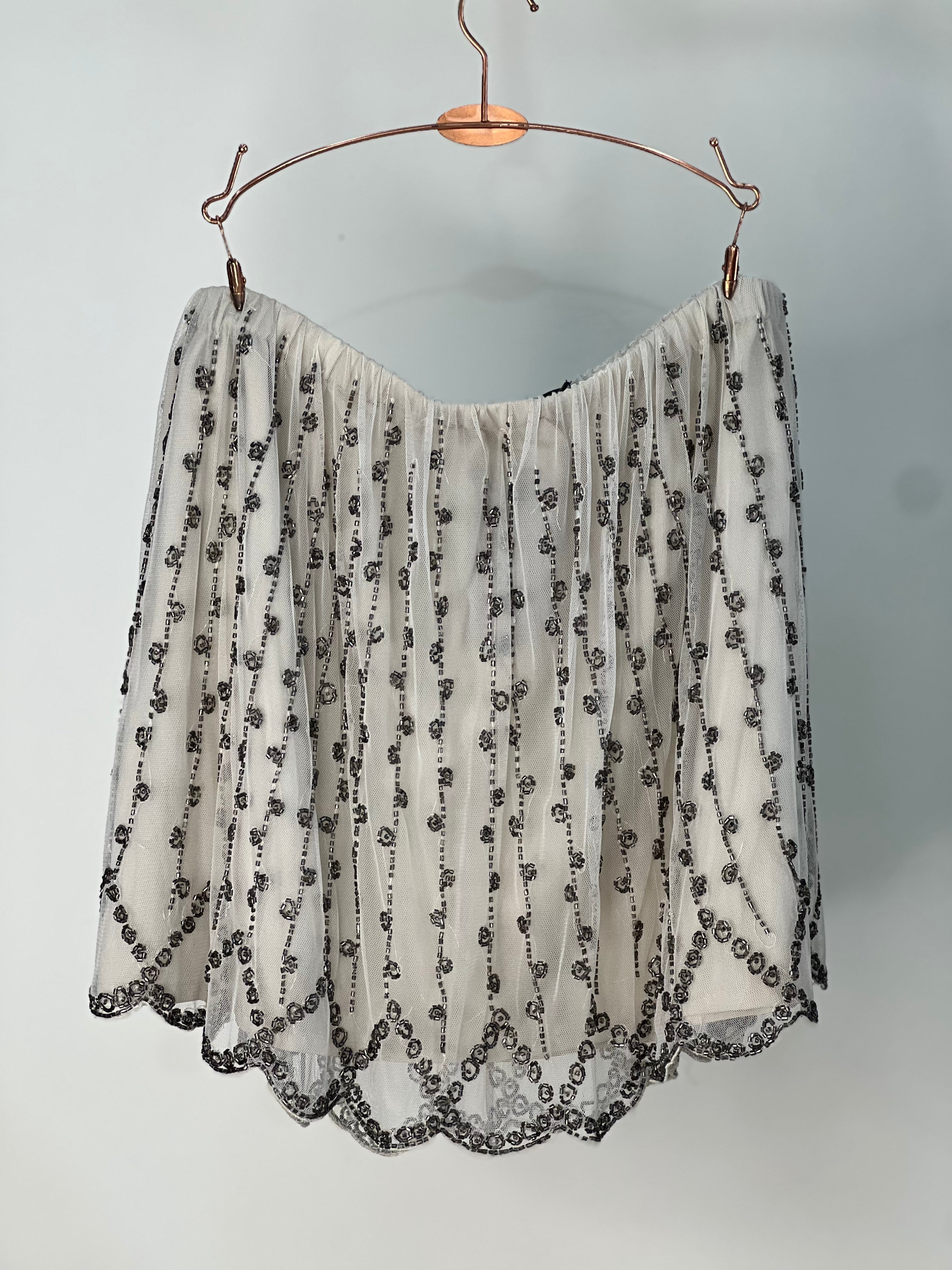 Embellished Elegance Beaded Skirt