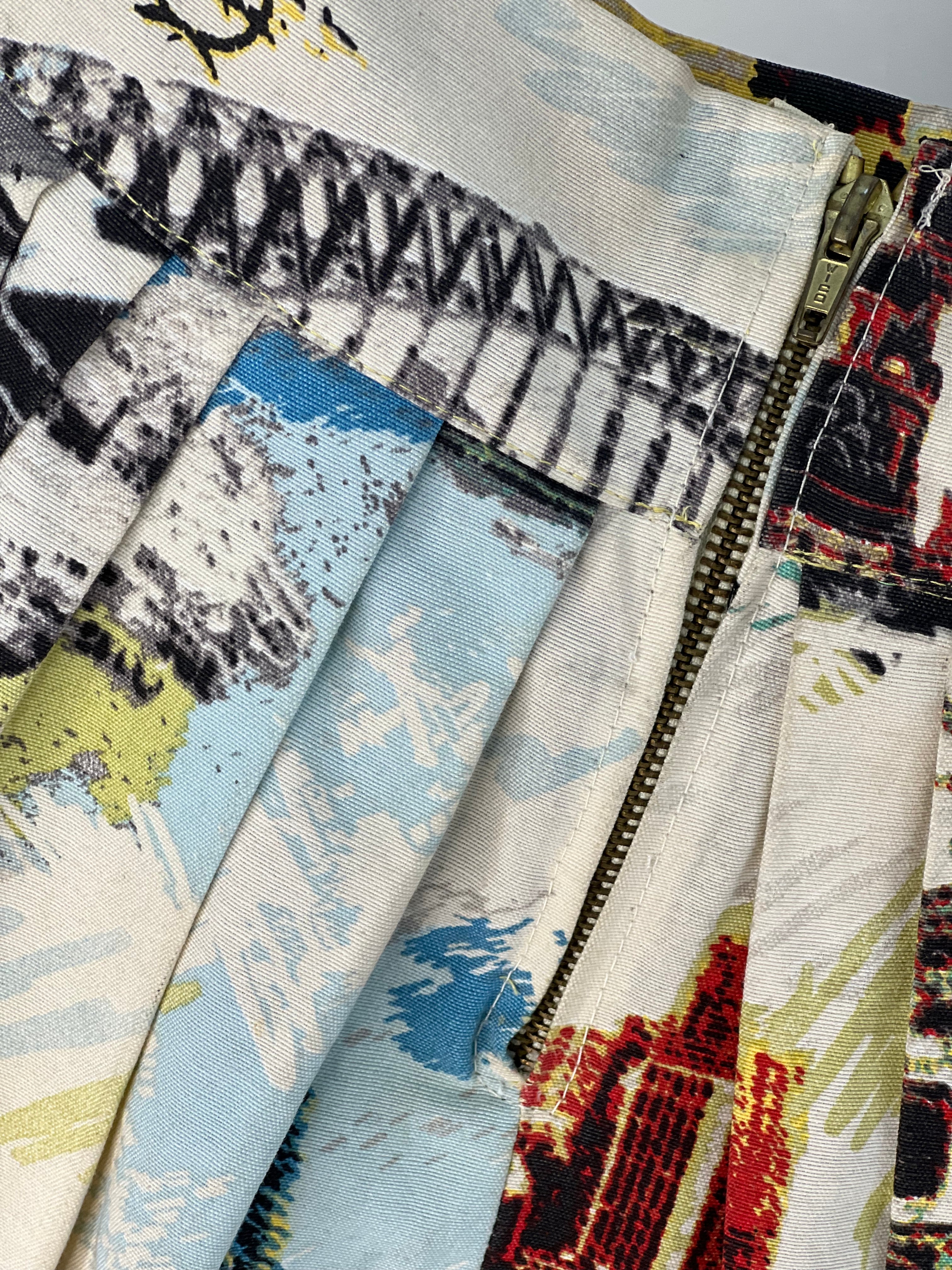 Paris Romance Print Skirt – Eiffel Tower Edition