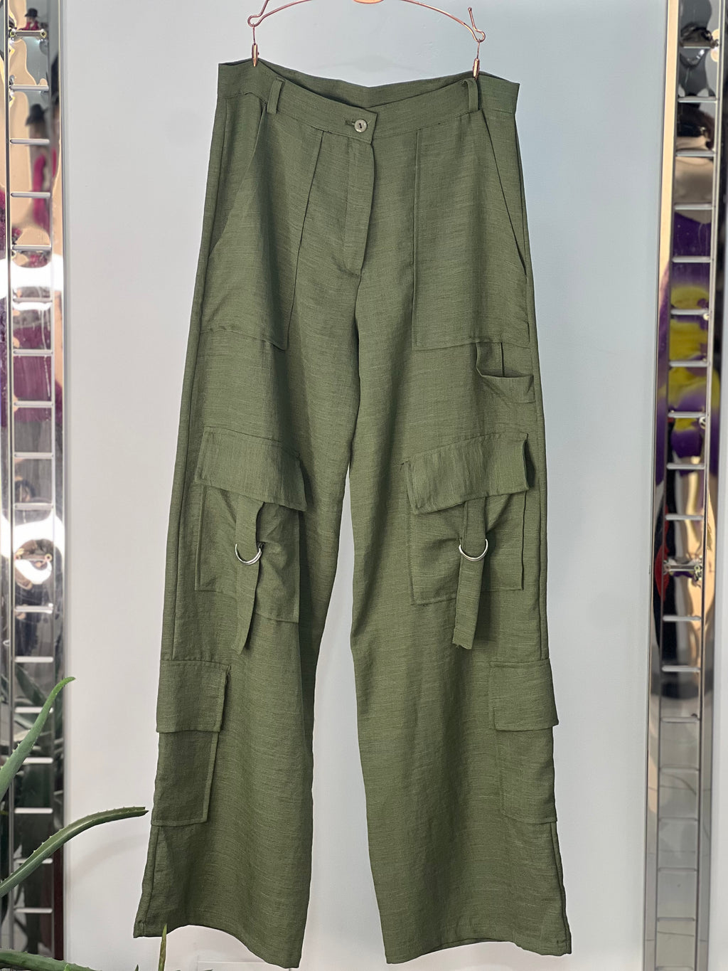 Linen Cargo Pant