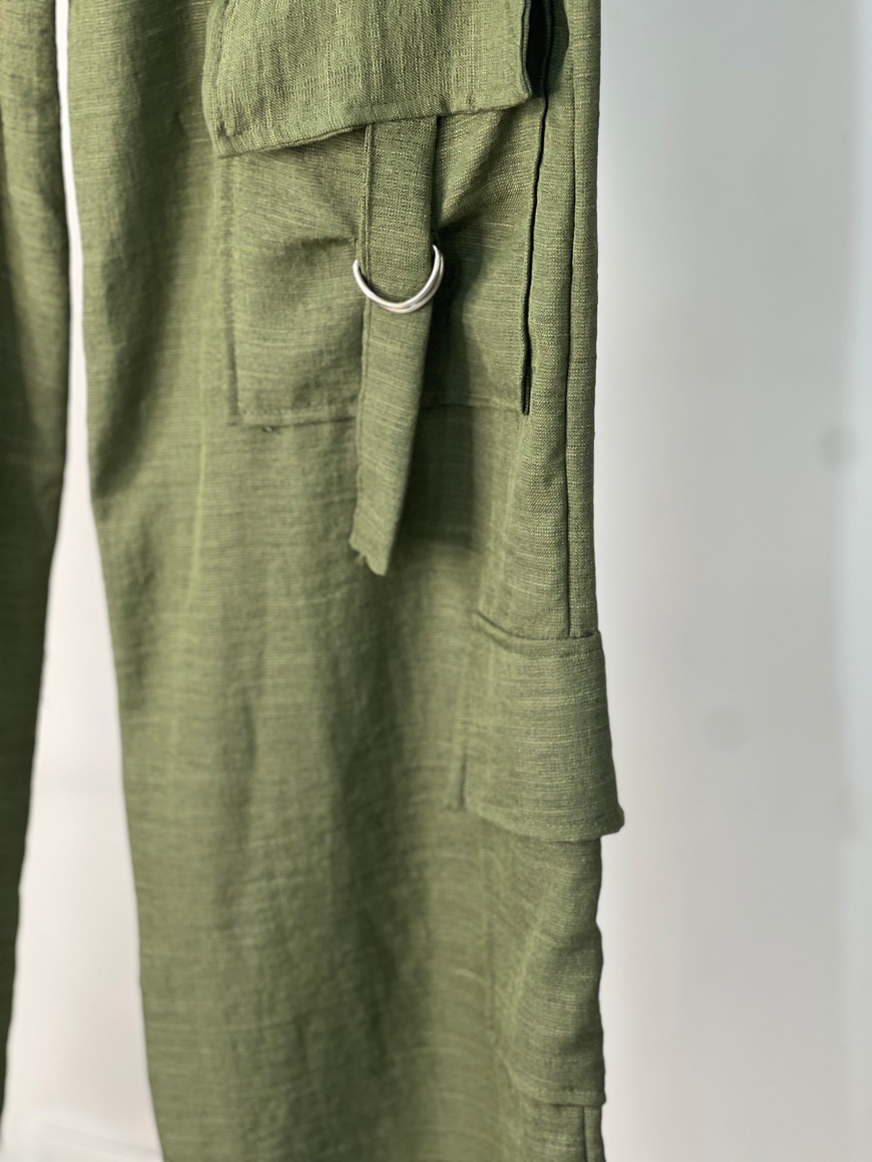 Linen Cargo Pant