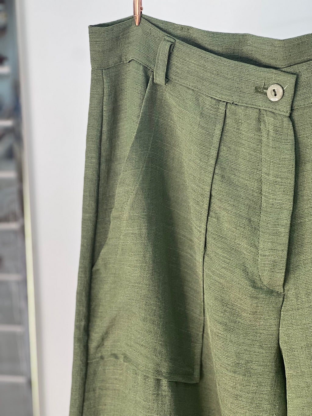 Linen Cargo Pant