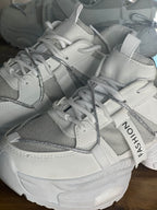 White Sneakers with Silver Laces – Clean Style with a Metallic Twist