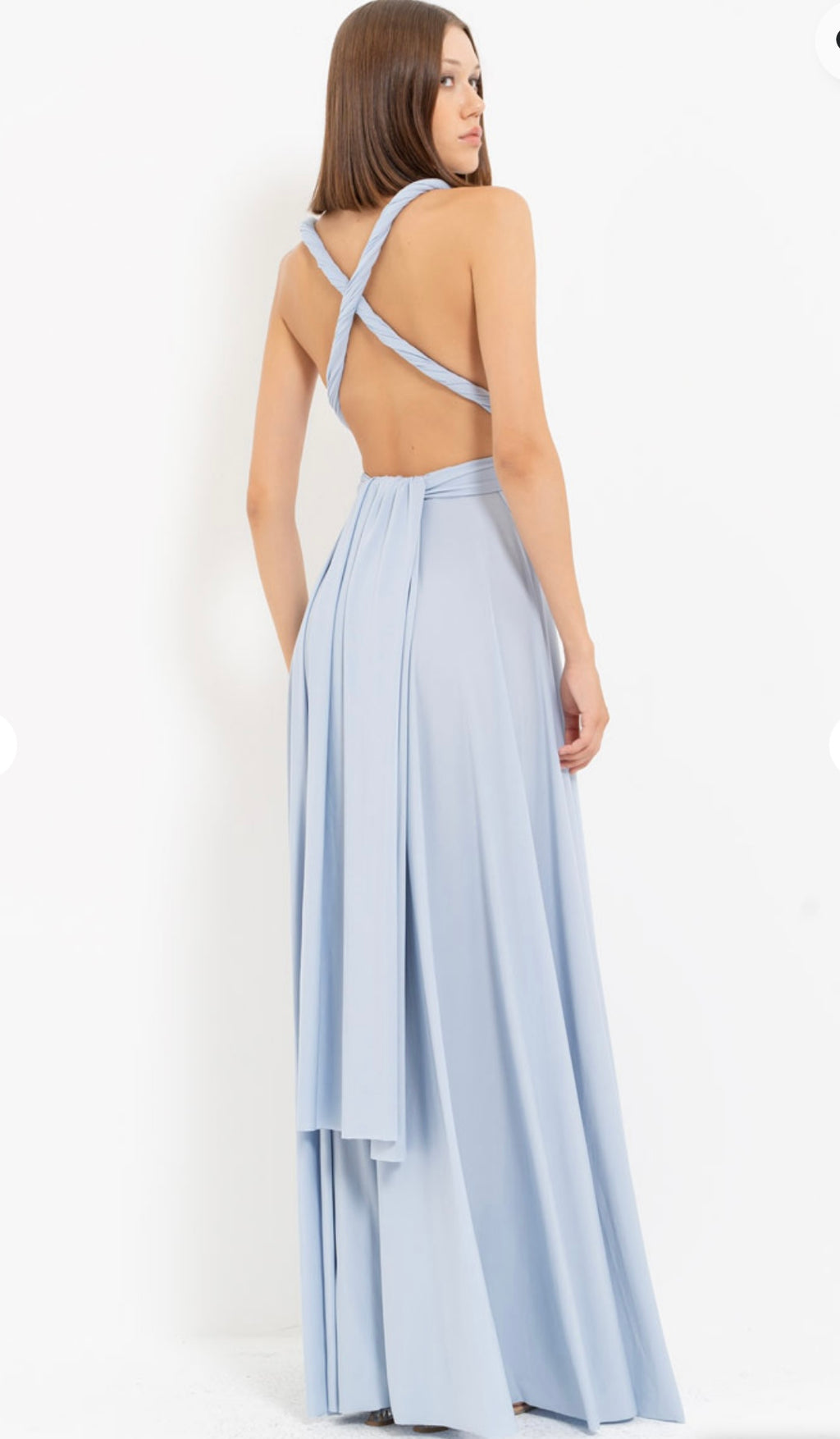 Criss-Cross Back Maxi Dress