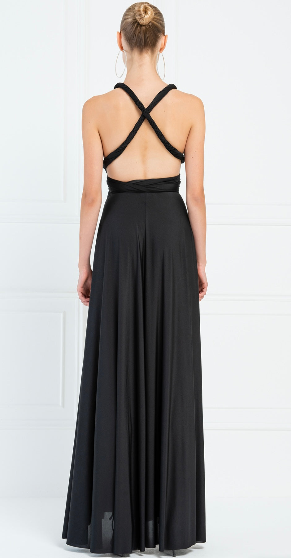 Criss-Cross Back Maxi Dress