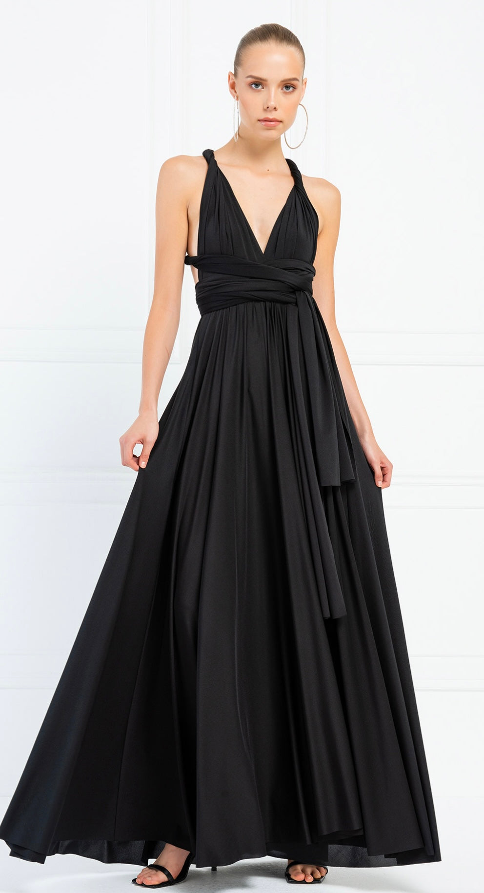 Criss-Cross Back Maxi Dress