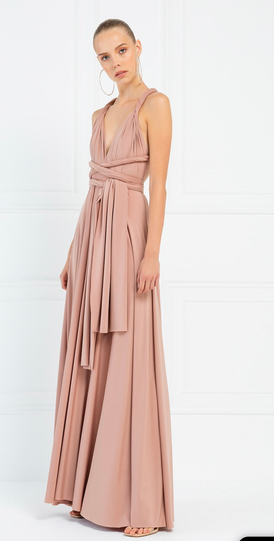 Criss-Cross Back Maxi Dress